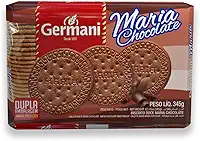 Biscoito Maria Chocolate Germani 345G, Germani Alimentos, Biscoito Doce Maria Chocolate, Vermelho, Um Clássico Crocante E Docinho, Receita Caseira Desde 1892