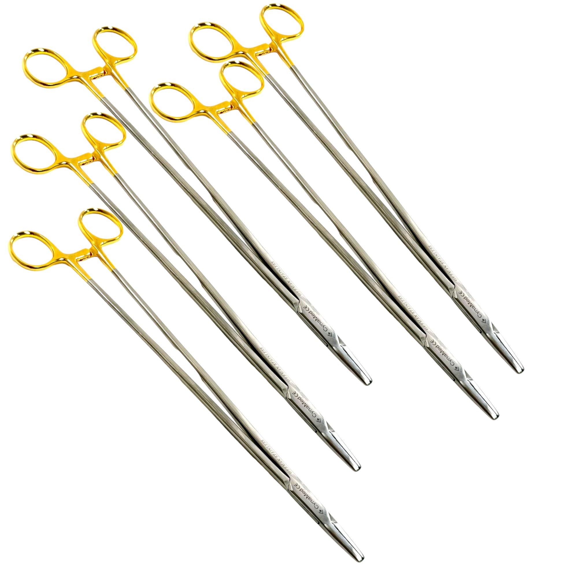 Extra Long Forceps - 12 Inches (30.48cm) Mayo Hegar Needle Holder with Tungsten Carbide Inserted Tips | Long Reach Premium German Stainless Steel Instruments (5)