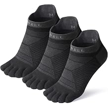 VWELL Athletic Running Socks, Ankle Compression Socks for Men Women Low Cut Socks with Cushion