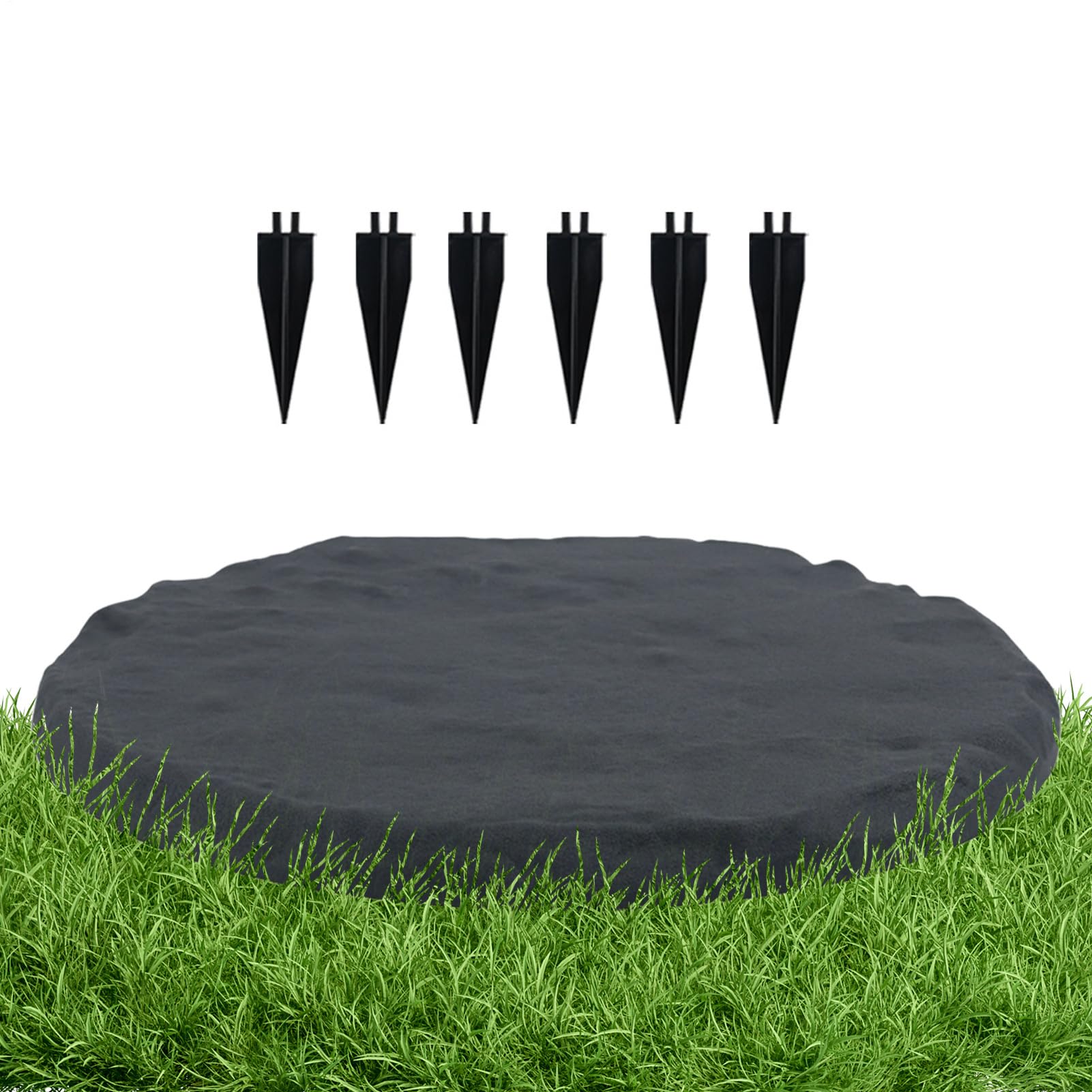Piedras de jardín - adoquines decorativos para pasillos | Losas con estacas para callejón jardín patio trasero piscina parque espacios exteriores