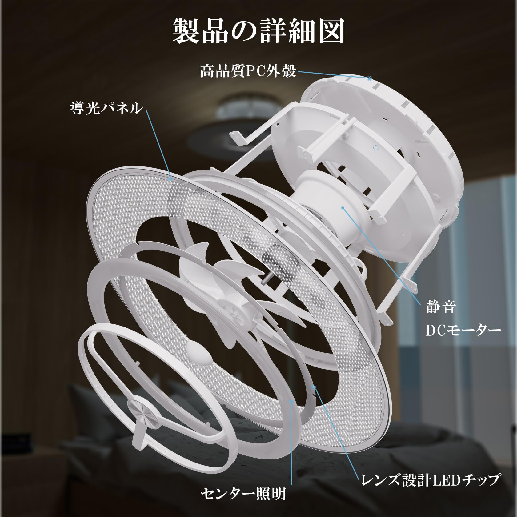 Amazon.co.jp: ORALUCE: シーリングファンライト