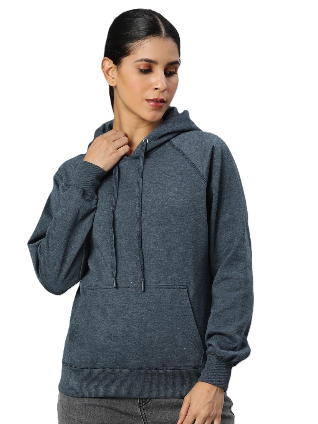 adbucks Women's Cotton Winter Jacket Sweatshirts Casual Drawstring Clothes Pullover Hoodie With Kangaroo Pocket Ii Womens Jacket Ii Winter Sweater Hoodie For Women & Girls-picture-11