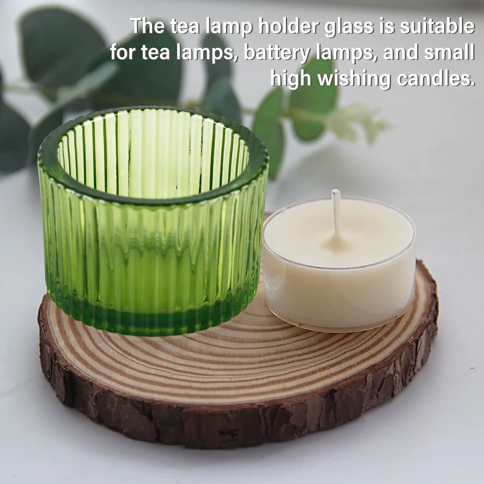 12er Set Teelichtgläser Aus Glas - Klare Mini Kerzenhalter Für Tischdeko