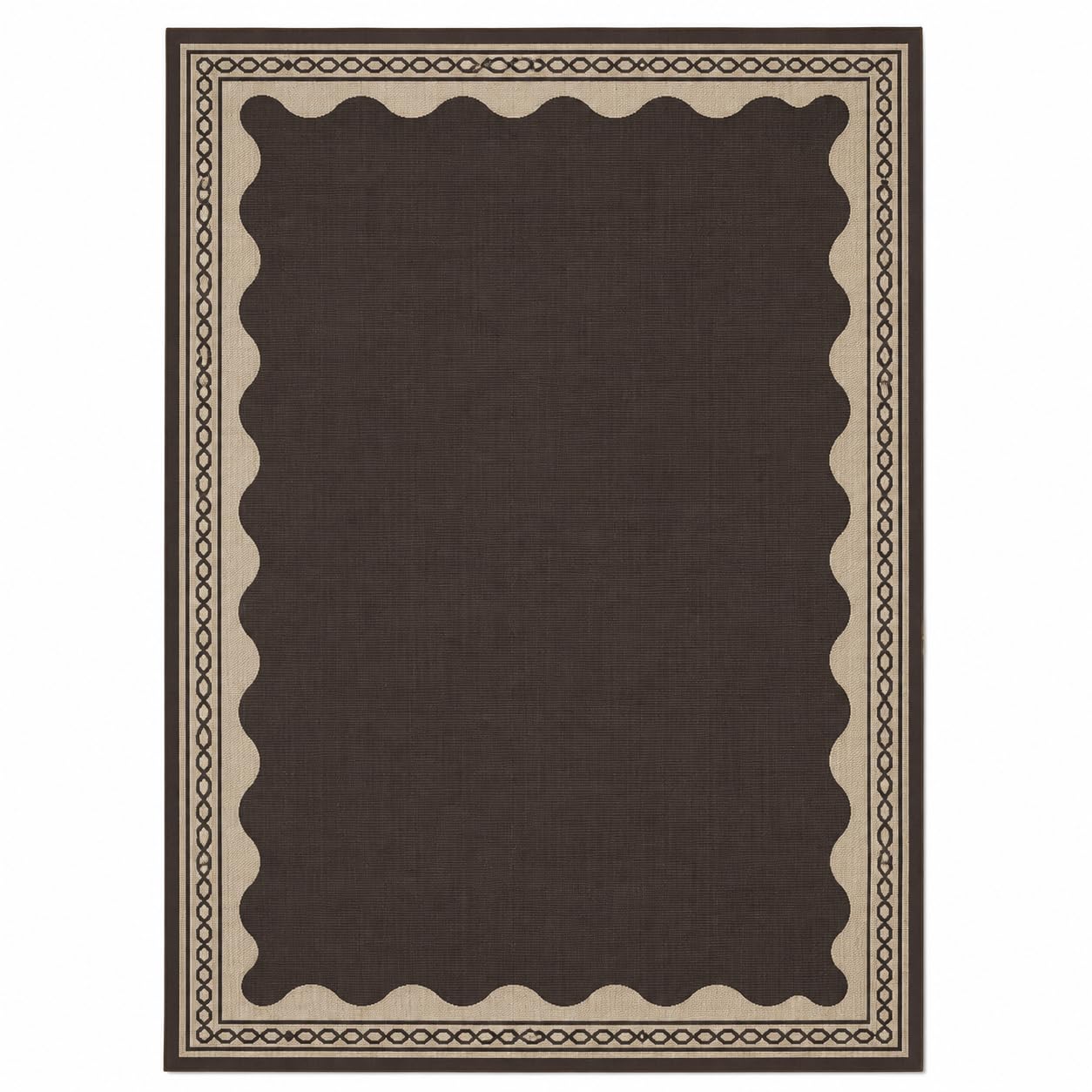 Garvee Outdoor Plastic Patio Mat, Waterproof Outdoor Rug, Decorative Border Plastic Straw Rug, Lightweight Easy Clean Camping Mat for RV, Patio, Deck, Porch, Backyard, Beach, Picnic, Gray White-image-36