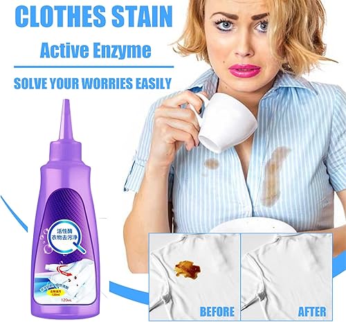 Miniatura 4 de KEIGPERI Active Enzyme - Removedor de manchas de lavandería, rápido 2023, removedor activo de ropa y enzimas (1 x 4.1 fl oz)