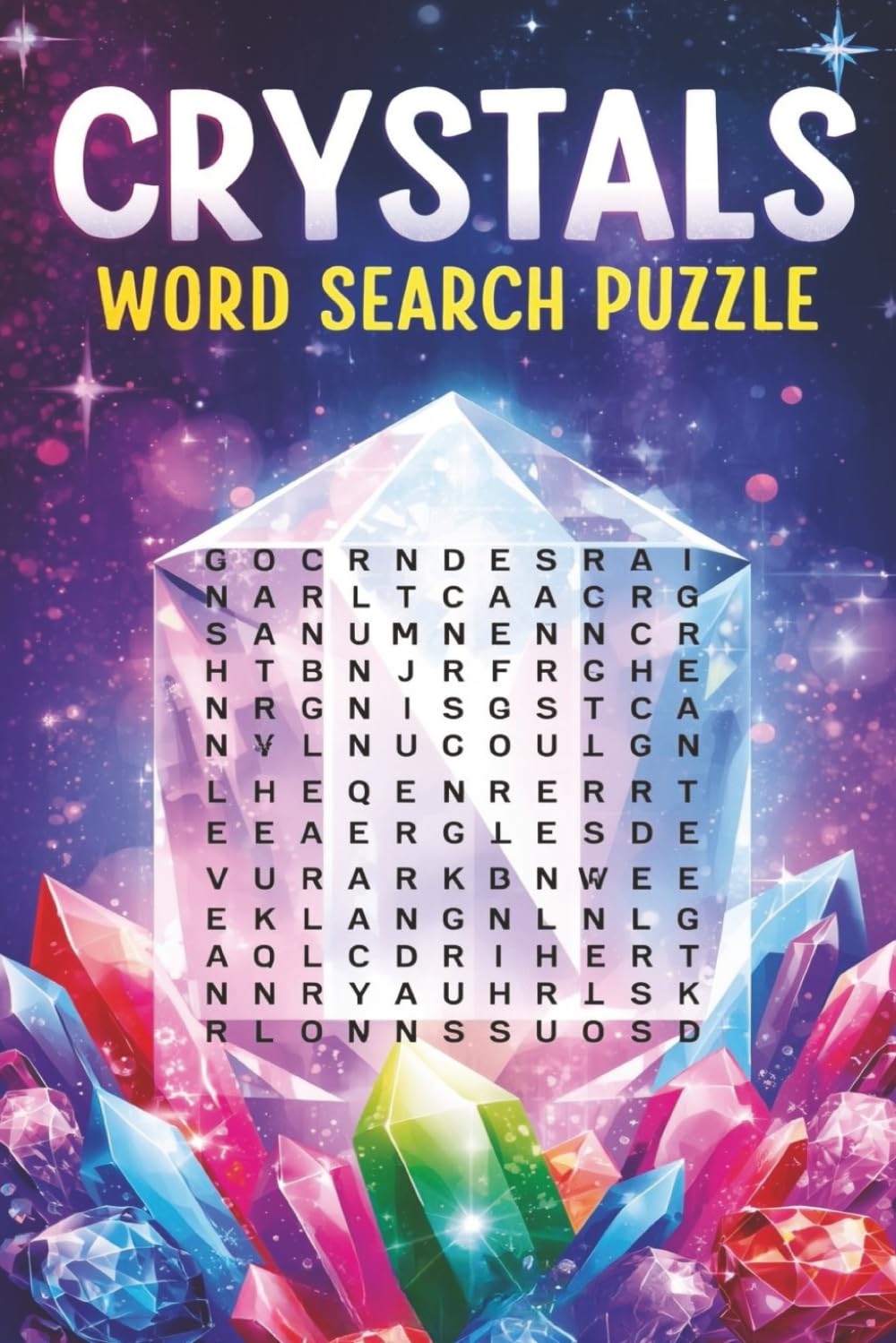 Crystals Word Search Puzzle Book: Mindful Puzzles Inspired by Crystals, Gemstones, and Energy Healing |6x9 inches|110 pages|50+Puzzles....Great Gift ... - Chakras, Crystal Healing, Geology & More