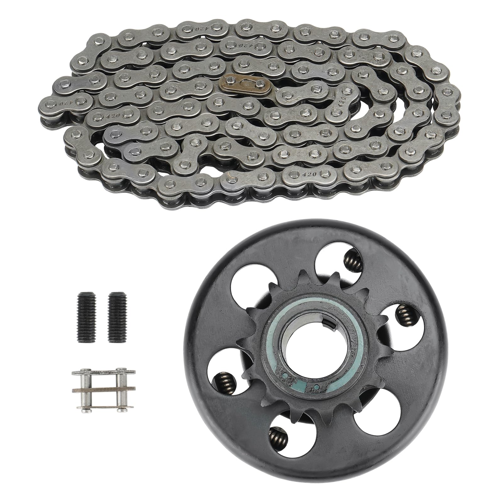 Go Kart Clutch 1" Bore 14 Tooth with 4 Feet #40/41/420 Chain