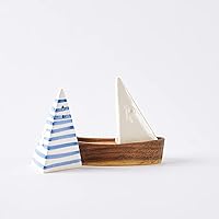 Vista 3 de Mud Pie Sailboat Salt and Pepper Shaker