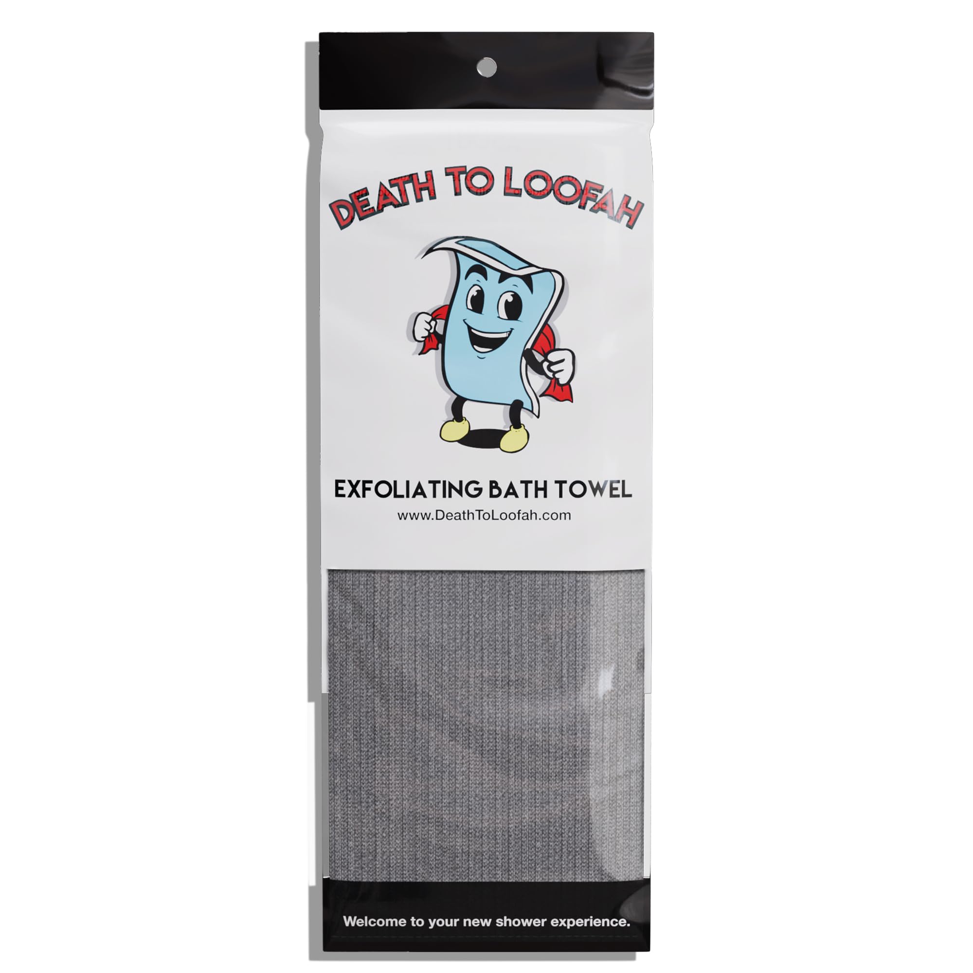 Exfoliating Shower Towel - Japanese Style Body Scrubber, Back Scrubber, and Face Wash Cloth in One - Say Goodbye to Ordinary Washcloths!