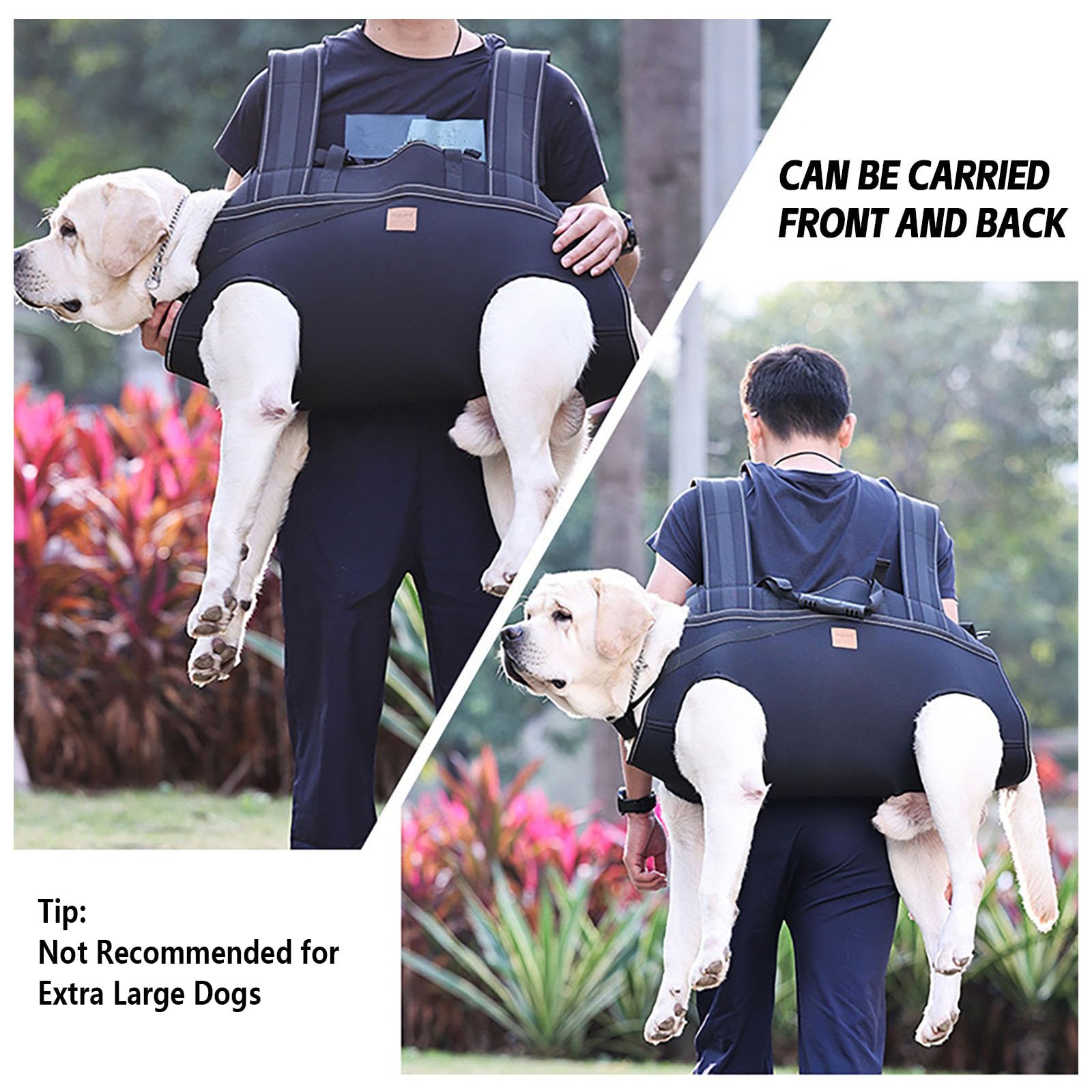 Amazon | UOSIA 大型犬用の犬のリフトハーネス犬キャリースリング緊急