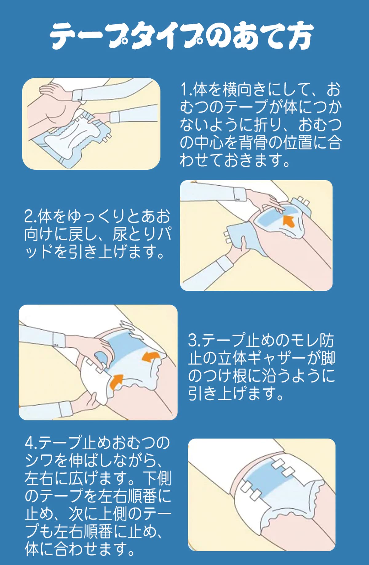 （新品未使用）新品未開封の大人用テープタイプオムツ９０枚とその付属品です。 Amazon | 大人用紙おむつ 90枚 LLサイズ 応援介護 テープ 男女共用