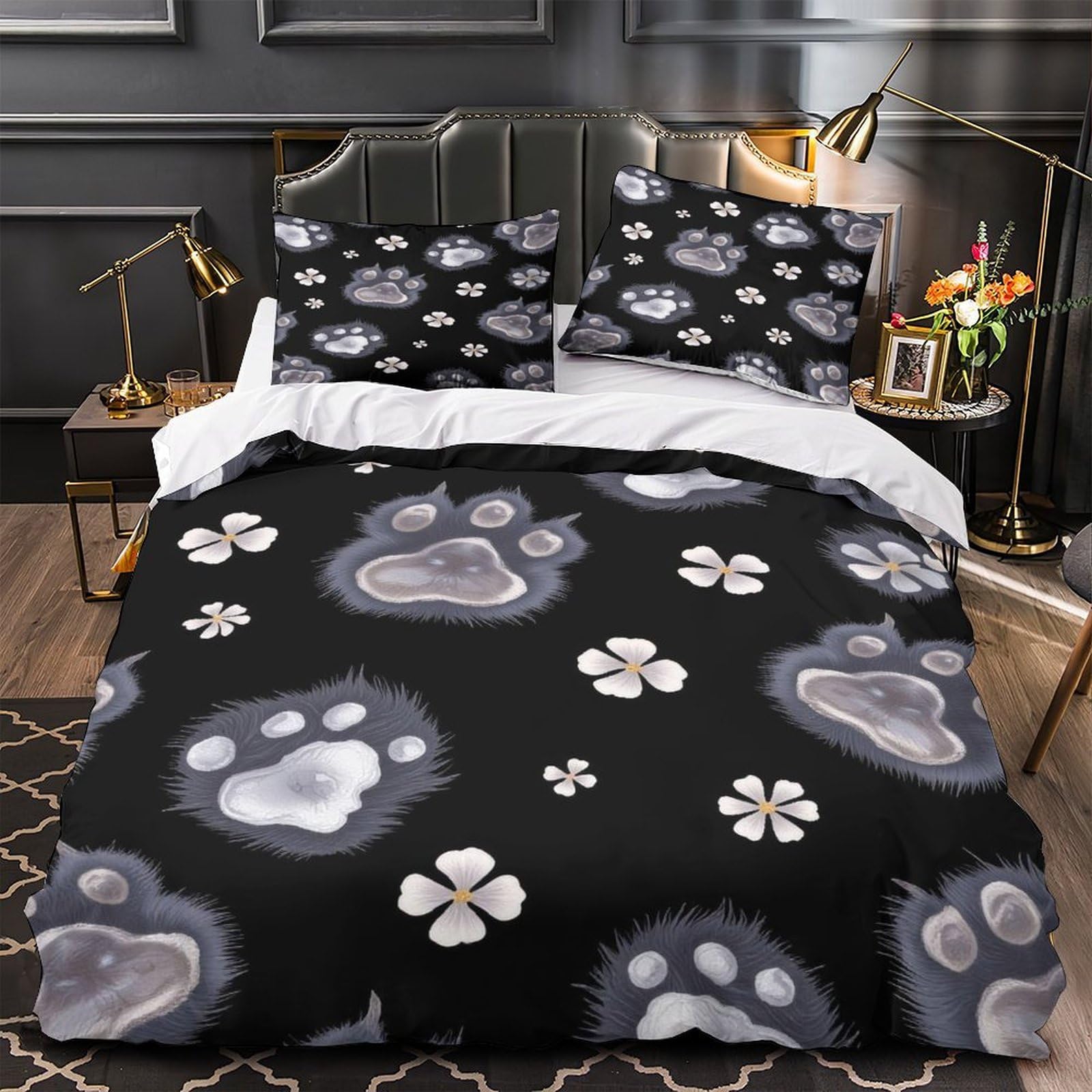 Parure de lit chat 140x200 idéale pour transformer la chambre de votre garçon en havre douillet