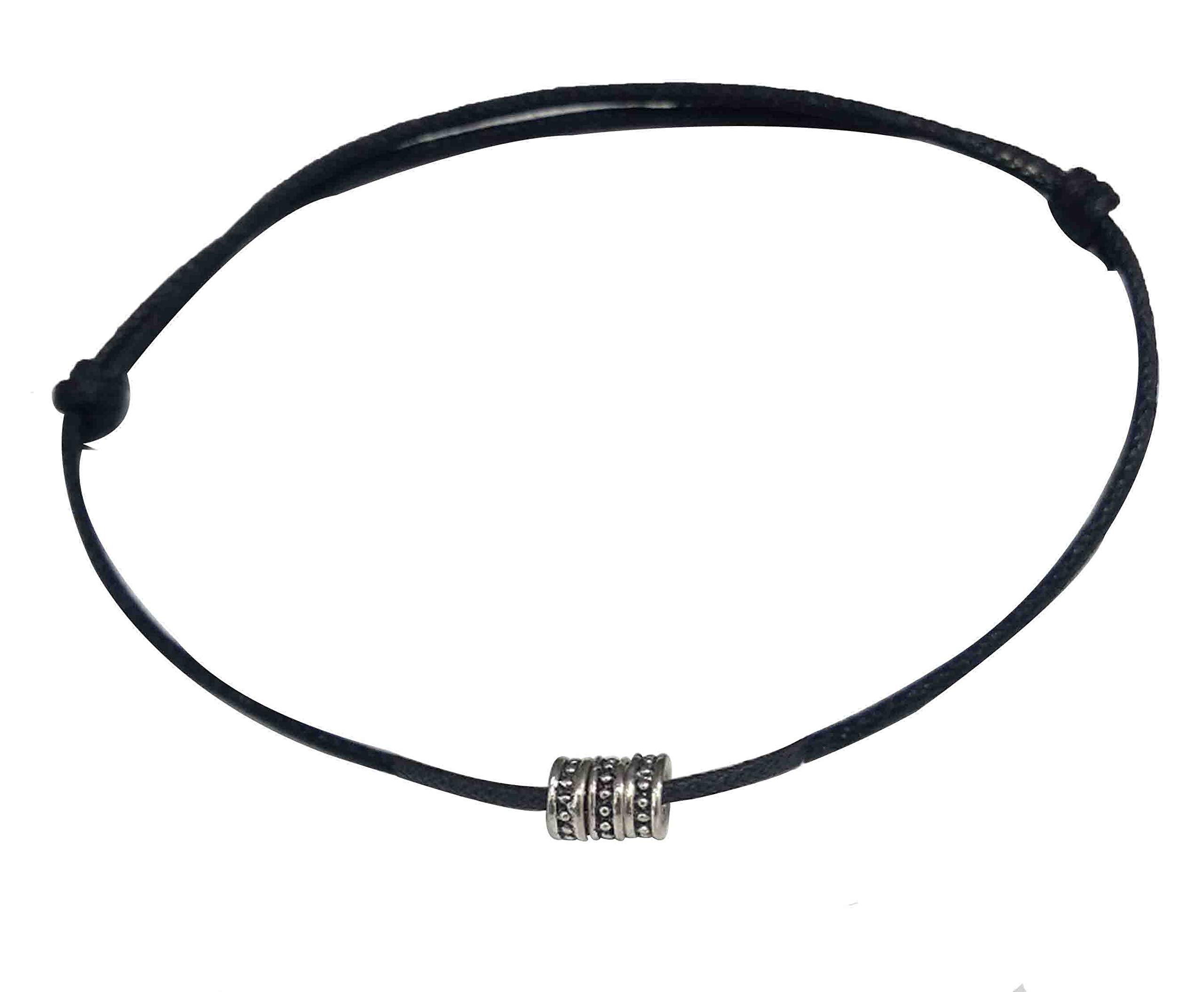 GURJARI JEWELLERS Silver with Beads Tied 3 Anklet for Women, Girls (Black) (B08CFZW2SF) Amazon Price History, Amazon Price Tracker