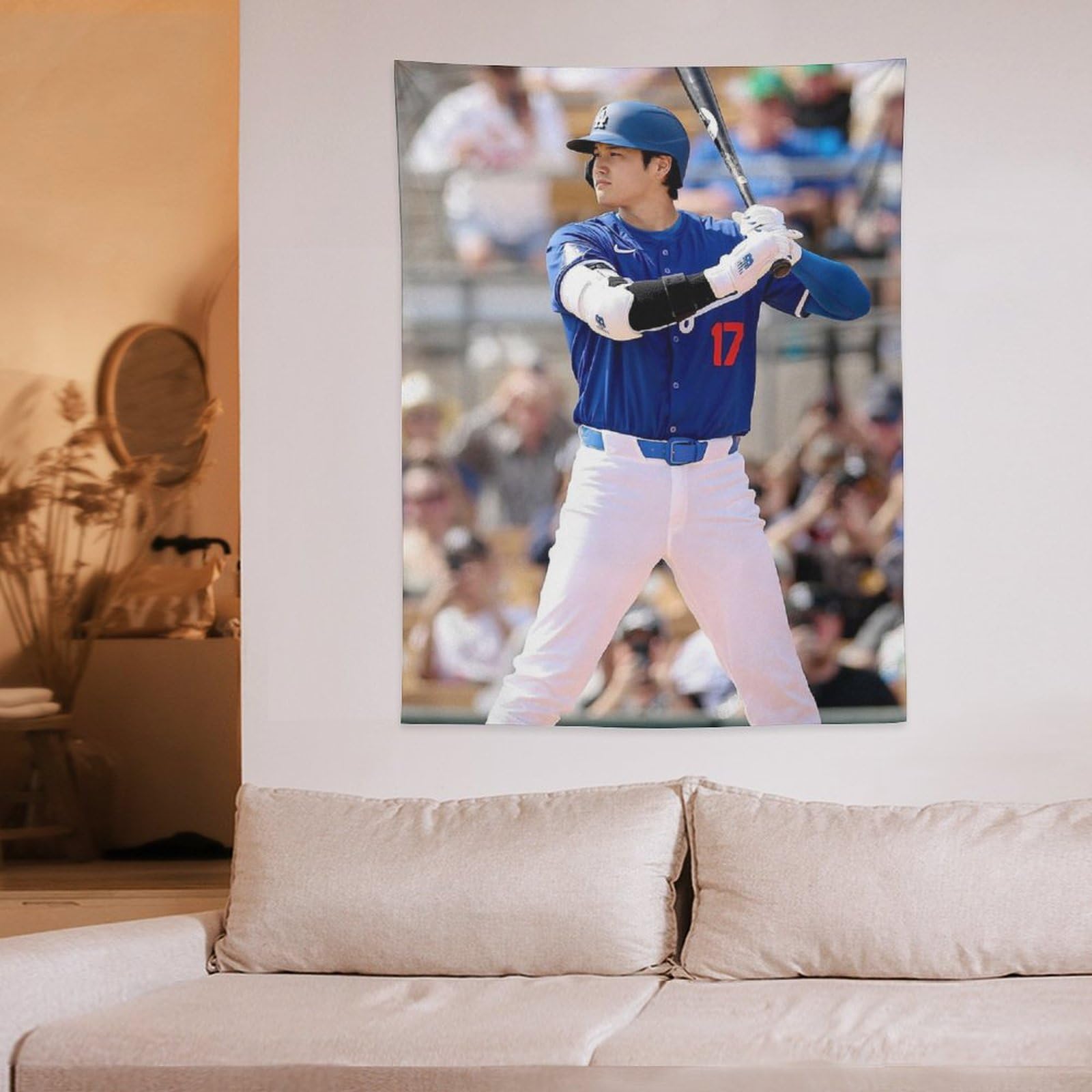 Amazon.co.jp: 大谷翔平 (40) タペストリー 絵画 ポスター 写真