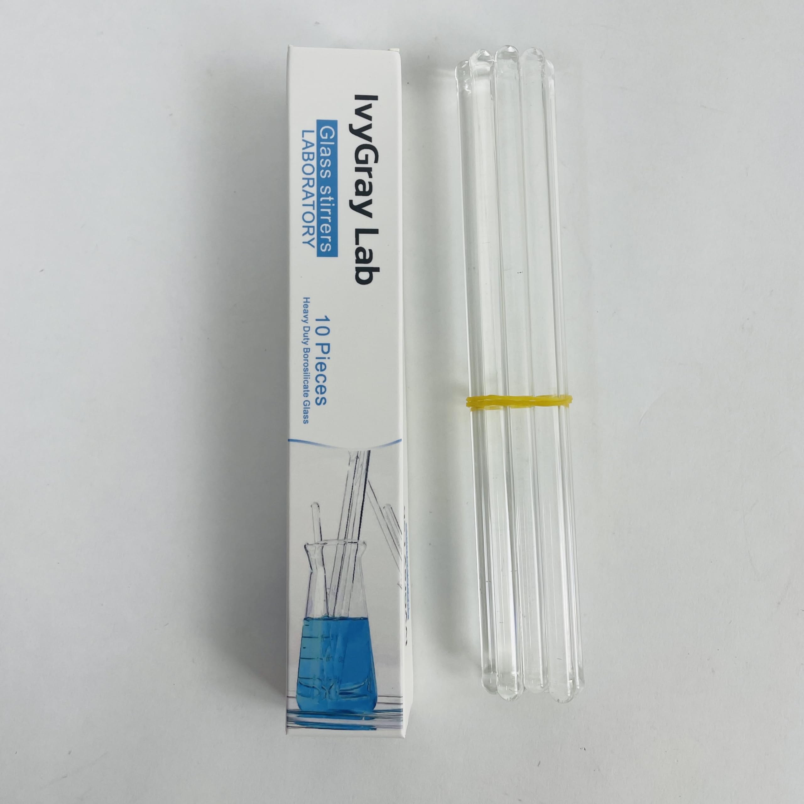 Frey Scientific 525527 8 in. x 5 mm Dia. Glass Stirring Rods