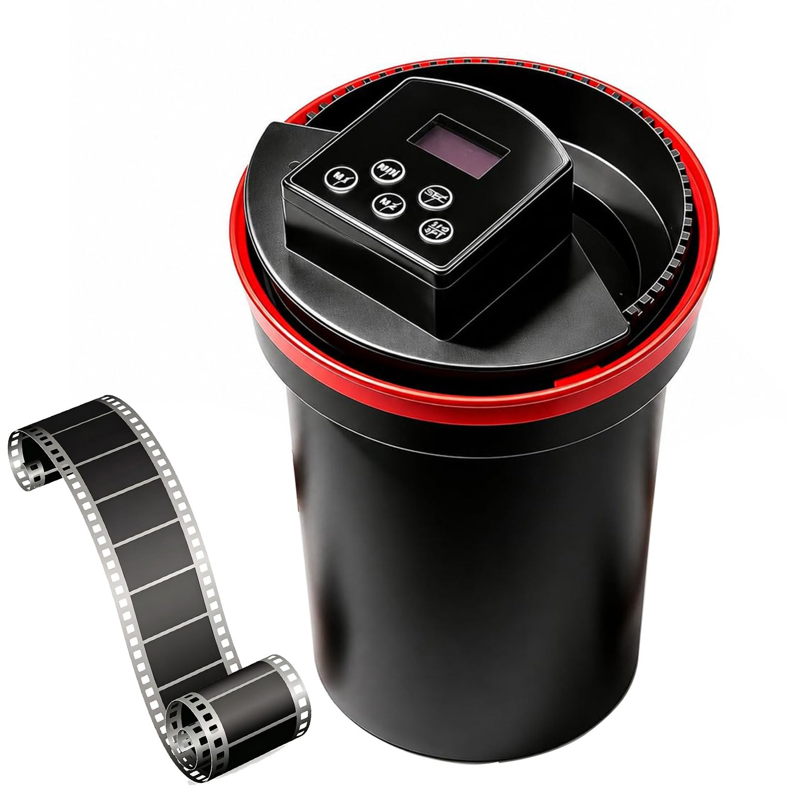 Processore Automatico per Pellicole Kit di Sviluppo Fotografico Domestico | Attrezzatura per Sviluppo in Camera Oscura con Doppia Modalità e 3 Velocità Regolabili per Pellicole 35mm, 120/220 B&N(A)