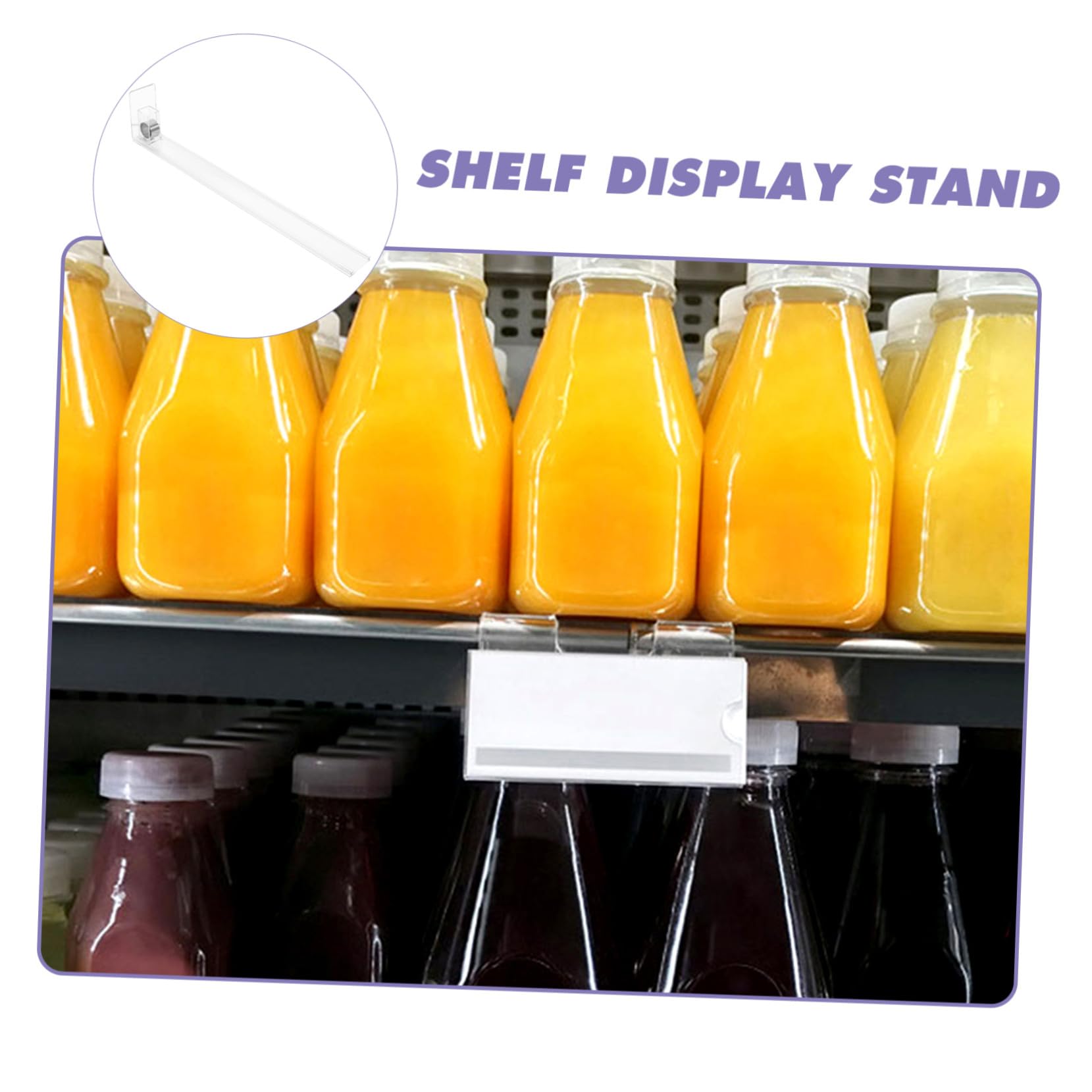5 Pièces Distributeur Boisson Automatique à Ressort Organisateur de Rayon pour Canettes de Soda Distributeur Frigo Auto-poussant pour Magasins et Supermarchés