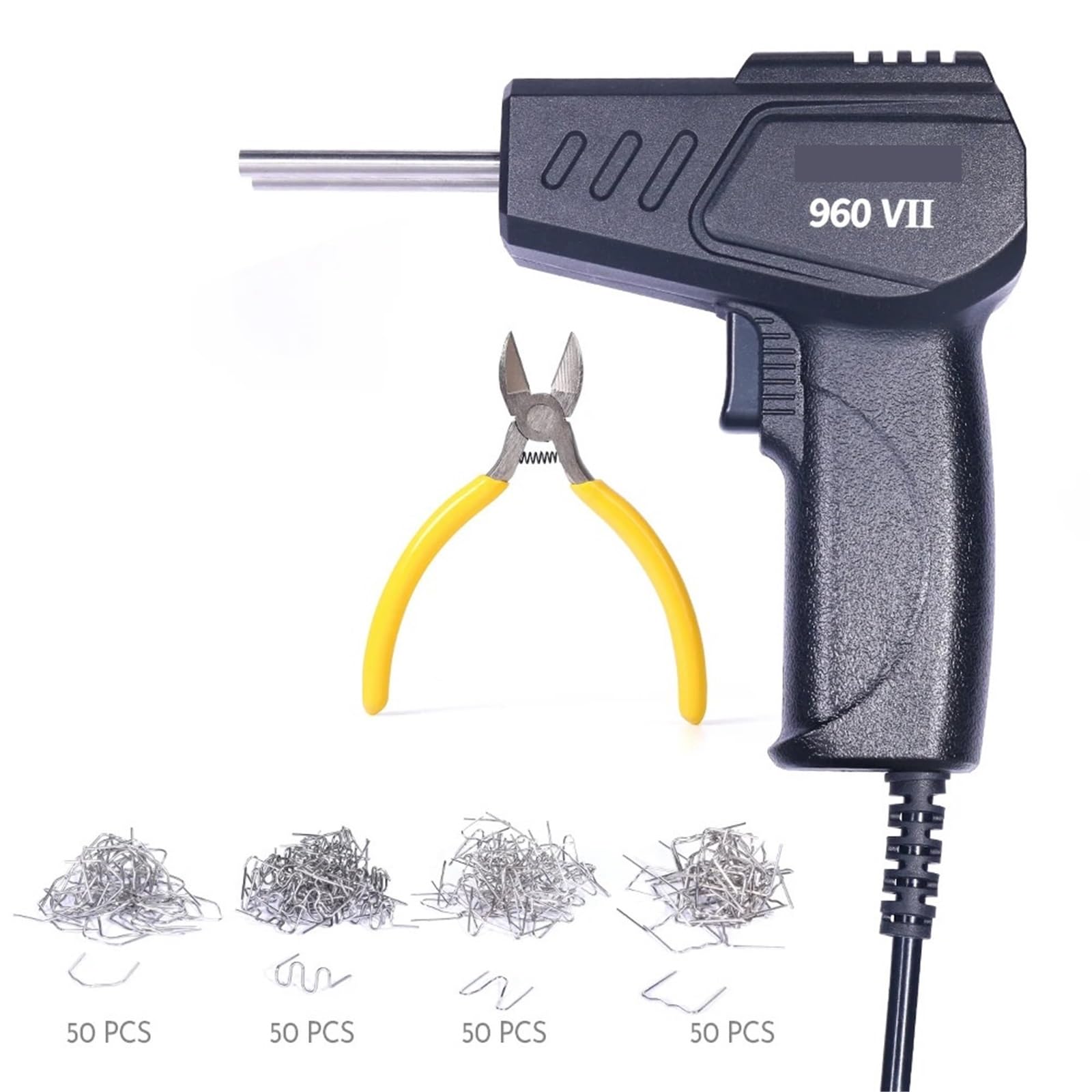 ręczne spawarki 960-VII Plastikowy pistolet spawalniczy Lutownica Zszywki spawarka Zestaw narzędzi do naprawy zderzaków samochodowych Spawarka(Set 1)