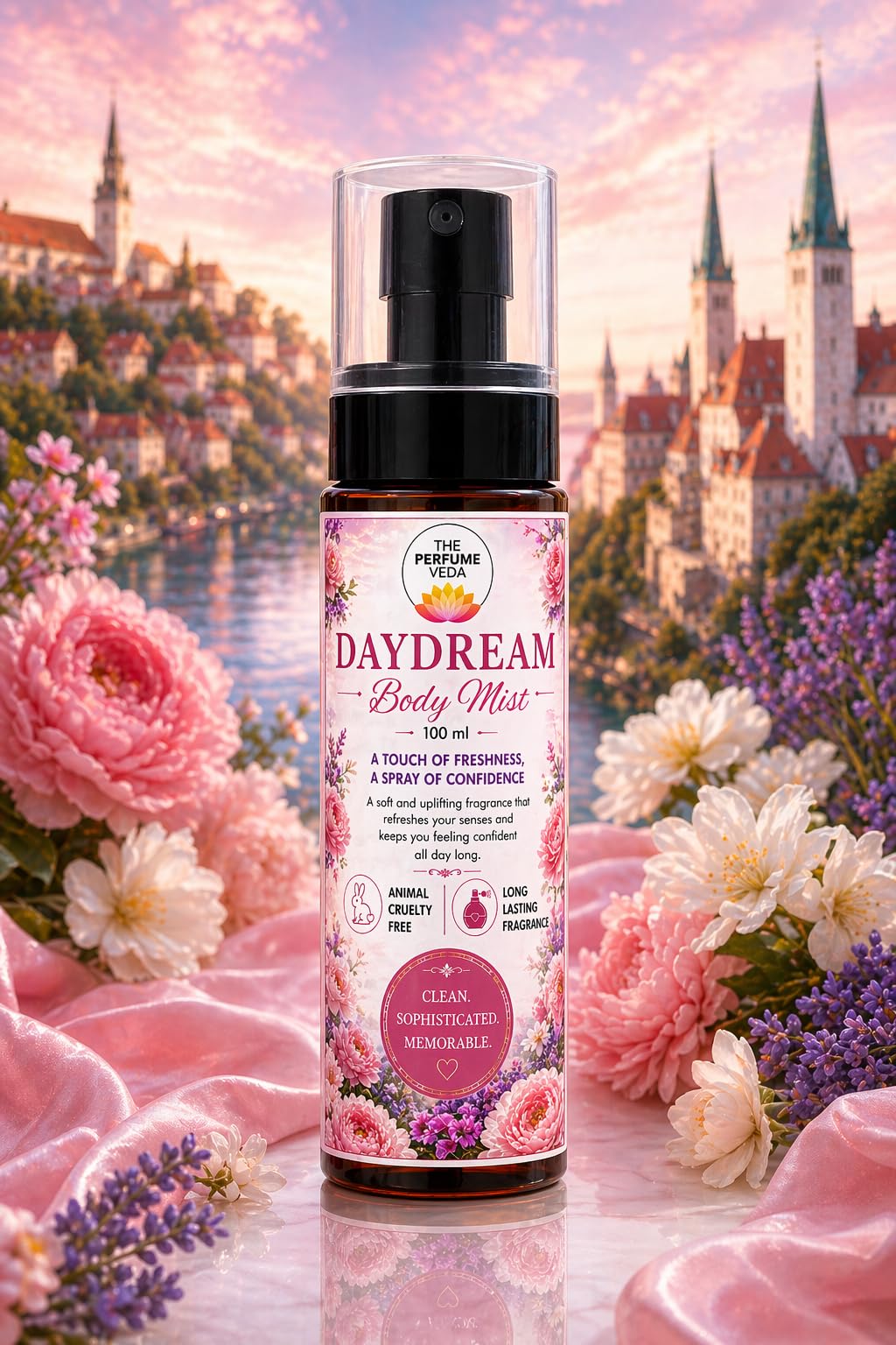 Daydream Body Mist for Men & Women | Fresh Apple, Grapefruit, Jasmine, Rose & Cedarwood Fragrance | Long Lasting Everyday Body Spray | Refreshing Floral Fruity Mist | 100ml-image-1