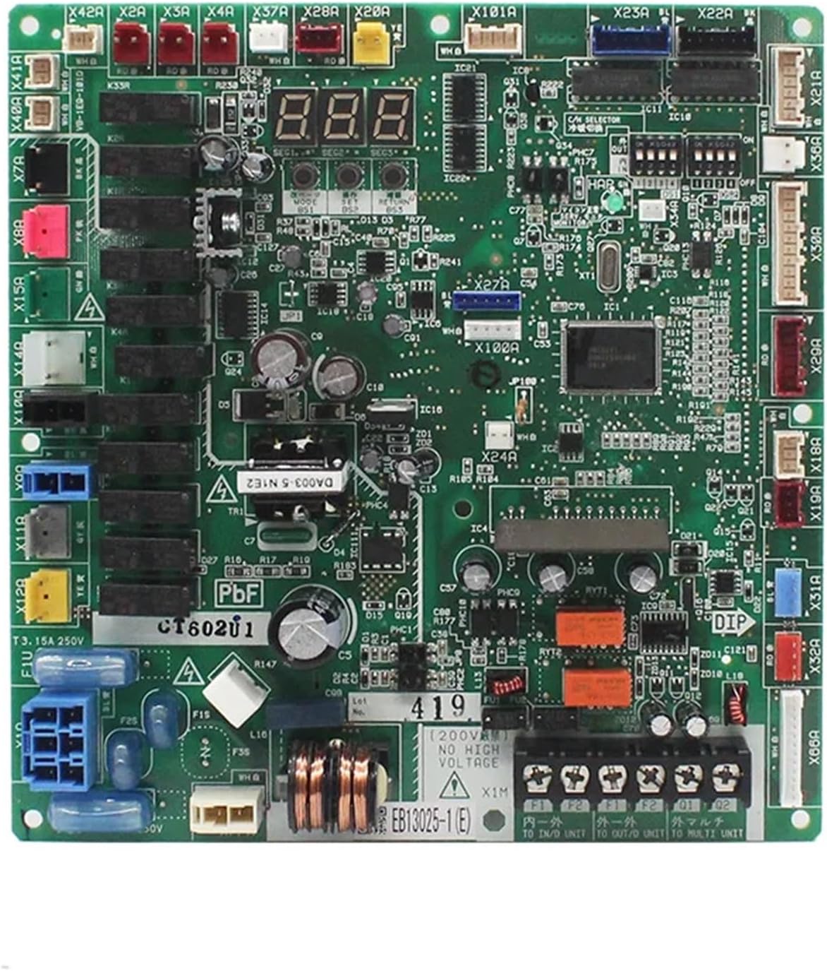 Printed Circuit Assy Main PCB EB13025-1 Part Number 5018705 for VRV Outdoor Unit Model RXYQ10T7Y1B RYYQ14T7Y1B