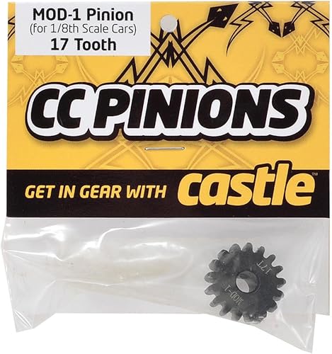 Miniatura 2 de Castle Creations 010-0065-10 CC Piñón 17 Diente - Mod 1 Piezas