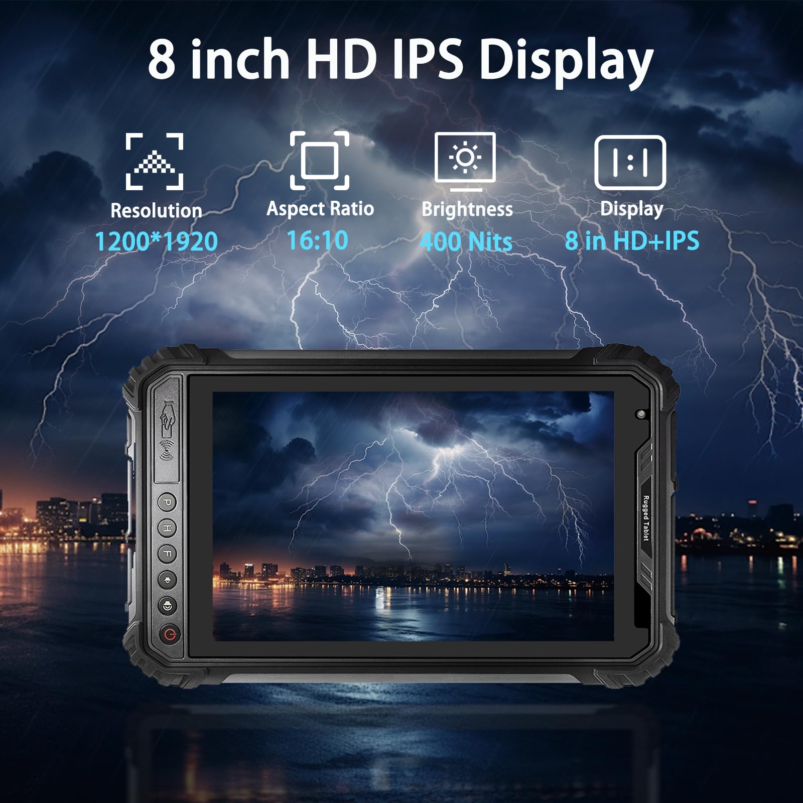Amazon.co.jp: Breloom ST9-A7 頑丈なタブレット 8インチ Android 13