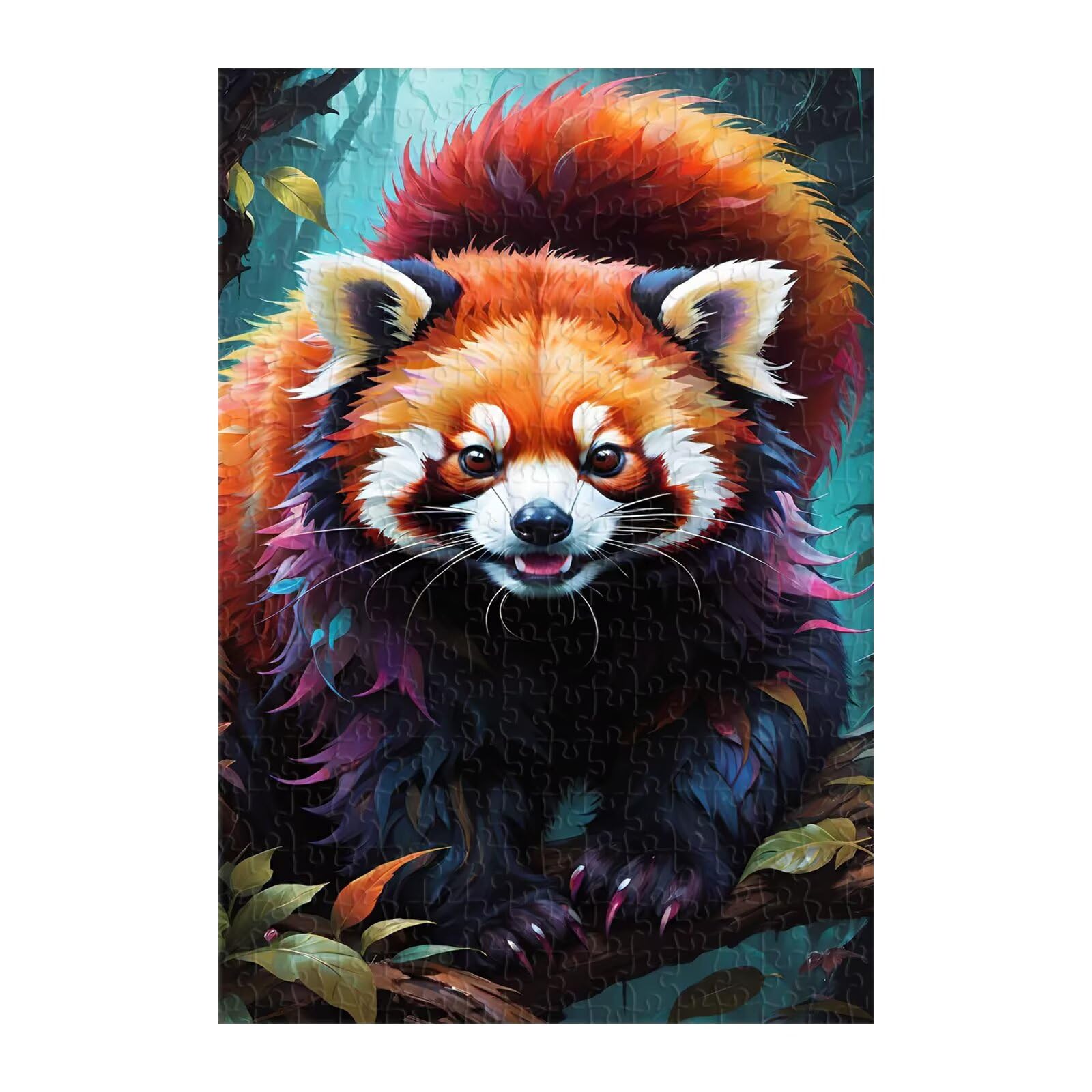 Puzzle 1200 Pezzi, Panda Rosso Arboricolo Puzzles, Puzzle Impossibile Gioco Logici Sfida Difficile Puzzles 1200 Pezzi per Adulti