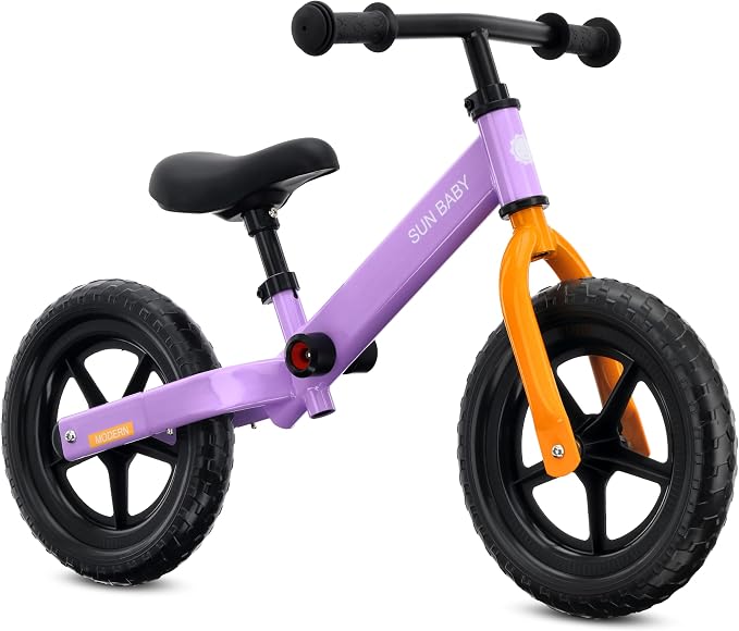 SUN BABY Modern Rowerek Biegowy dla Dzieci 2+ do 30 kg Stalowy Koła EVA