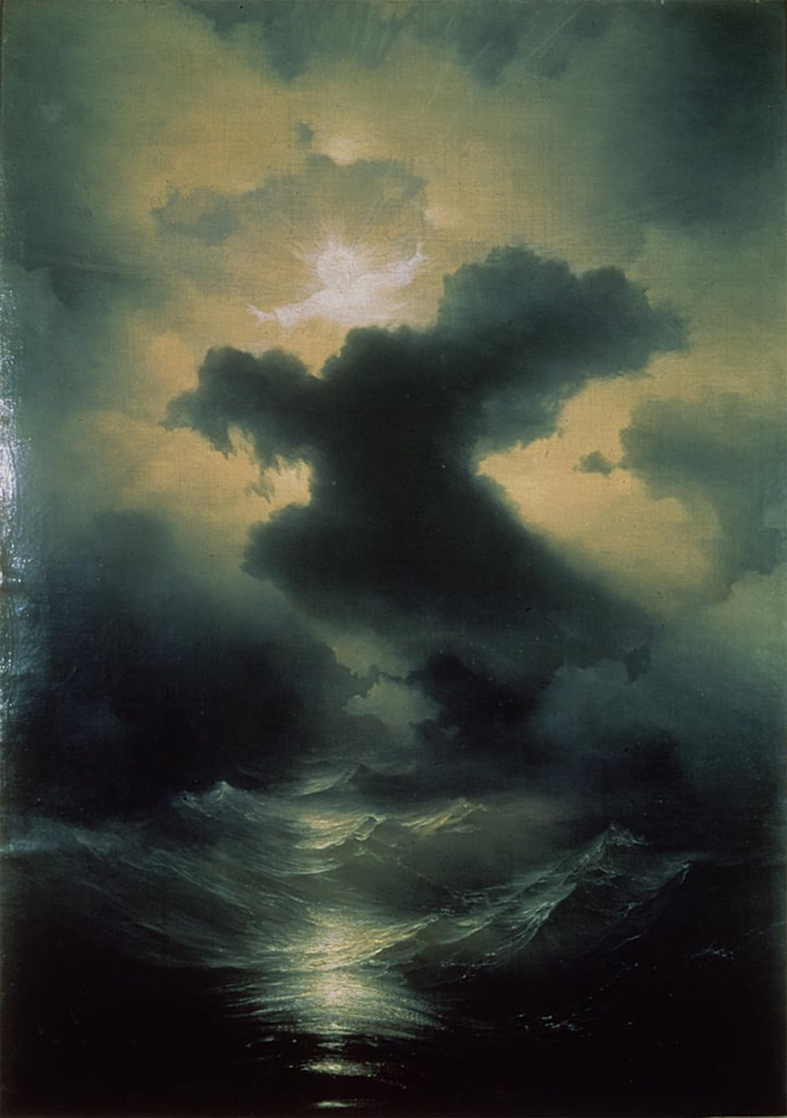 ARTXLXXBN Famous Print Painting Colorful Art Print Chaos by Ivan Konstantinovich Aivazovsky Canvas Art Decorations for Home Decor 60x90cm