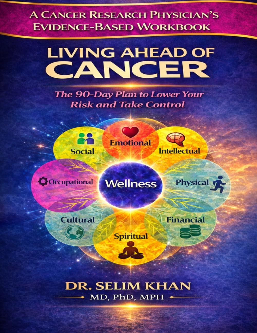 A Cancer Research Physician's Evidence-Based Workbook: LIVING AHEAD OF CANCER: The 90-Day Plan to Lower Your Risk and Take Control