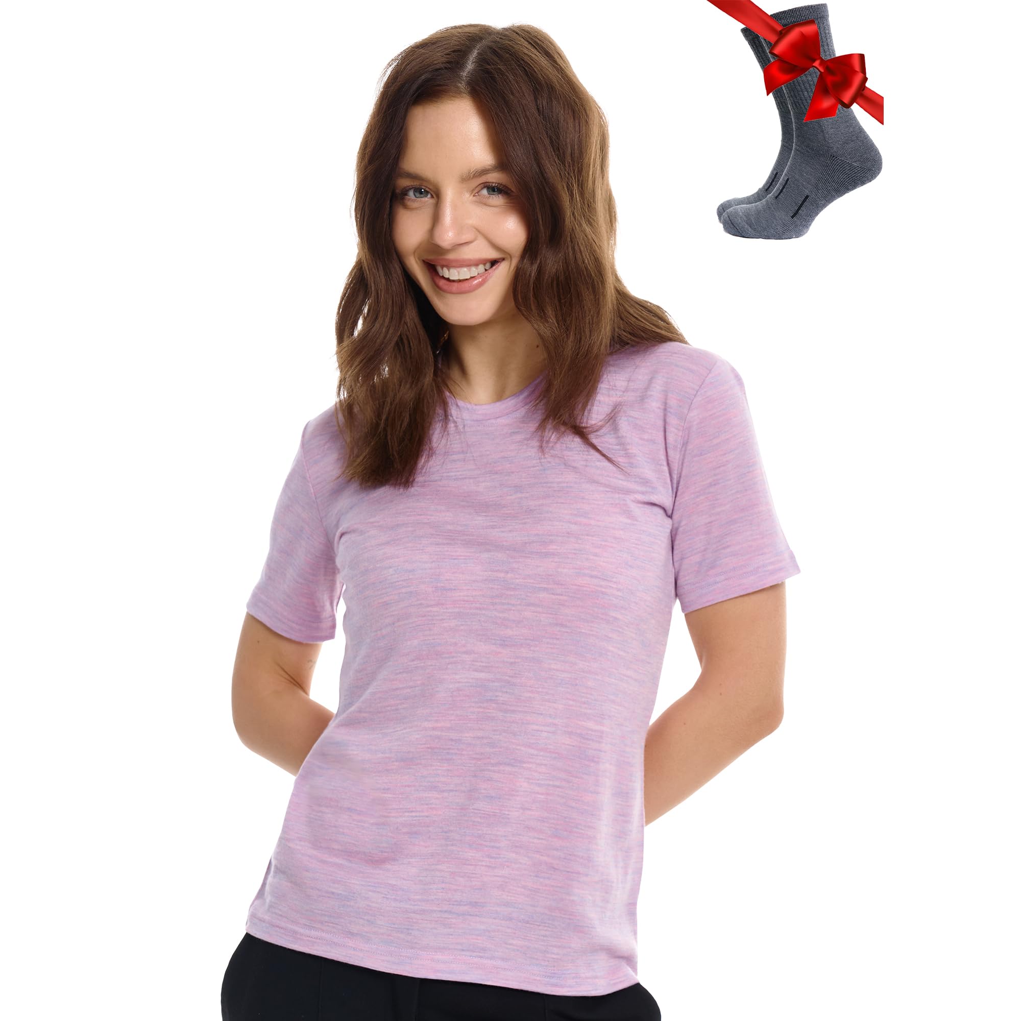 Camiseta Lana Merino Mujer
