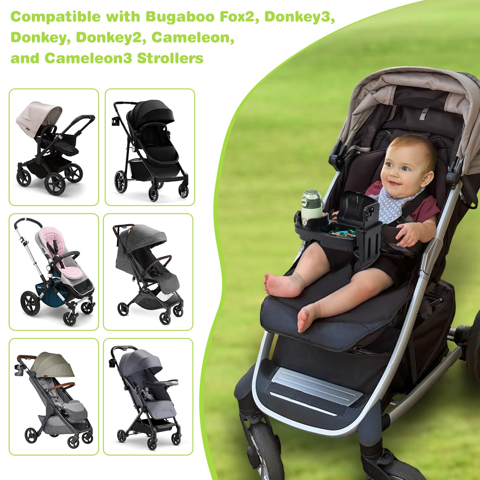Zhizaiql Snack Tray for Bugaboo