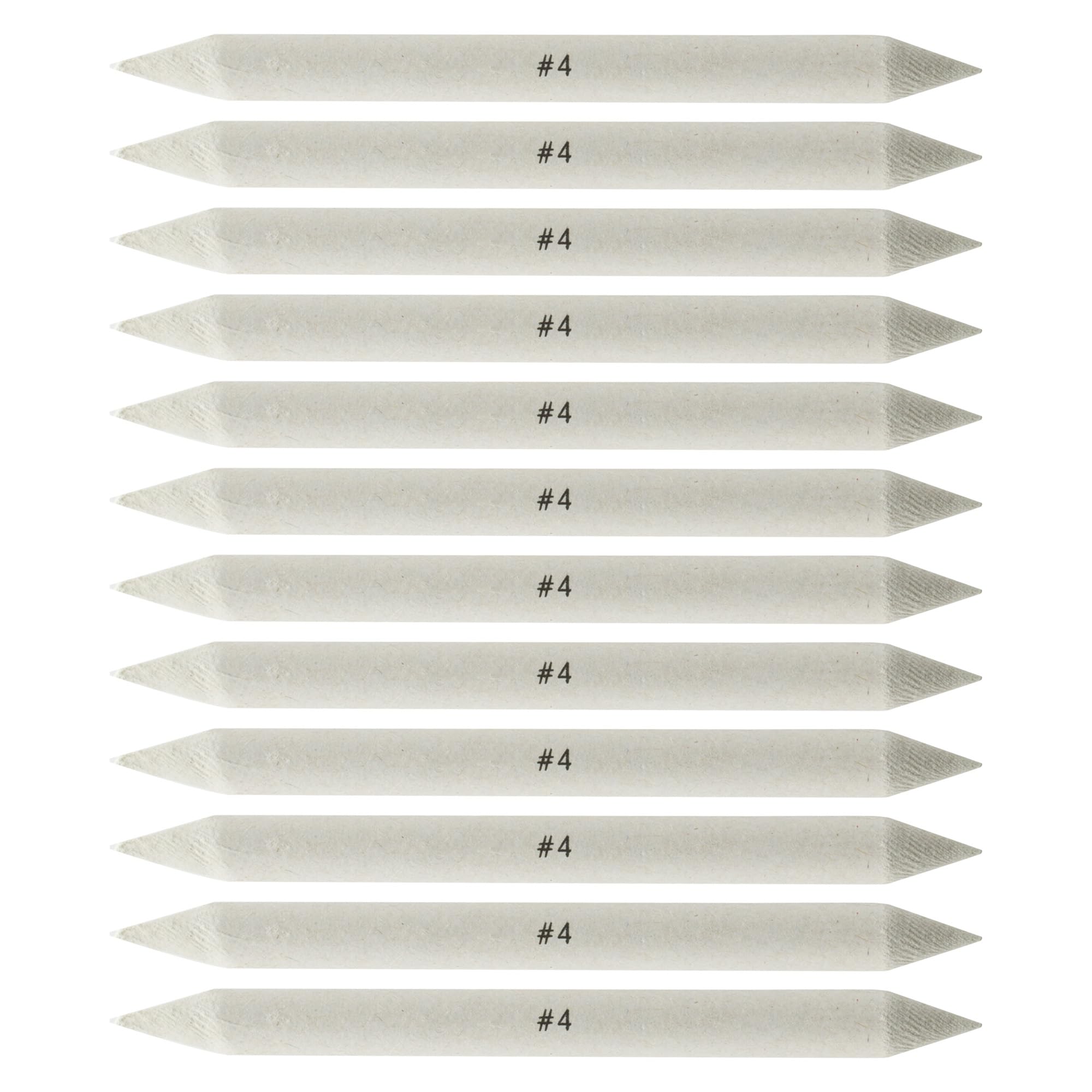 Creative Mark Blending Stumps - Solid Double-Ended Blending Stumps for Blending Charcoal, Pencils, Pastels, and More! - [Size # 4-12 Count]