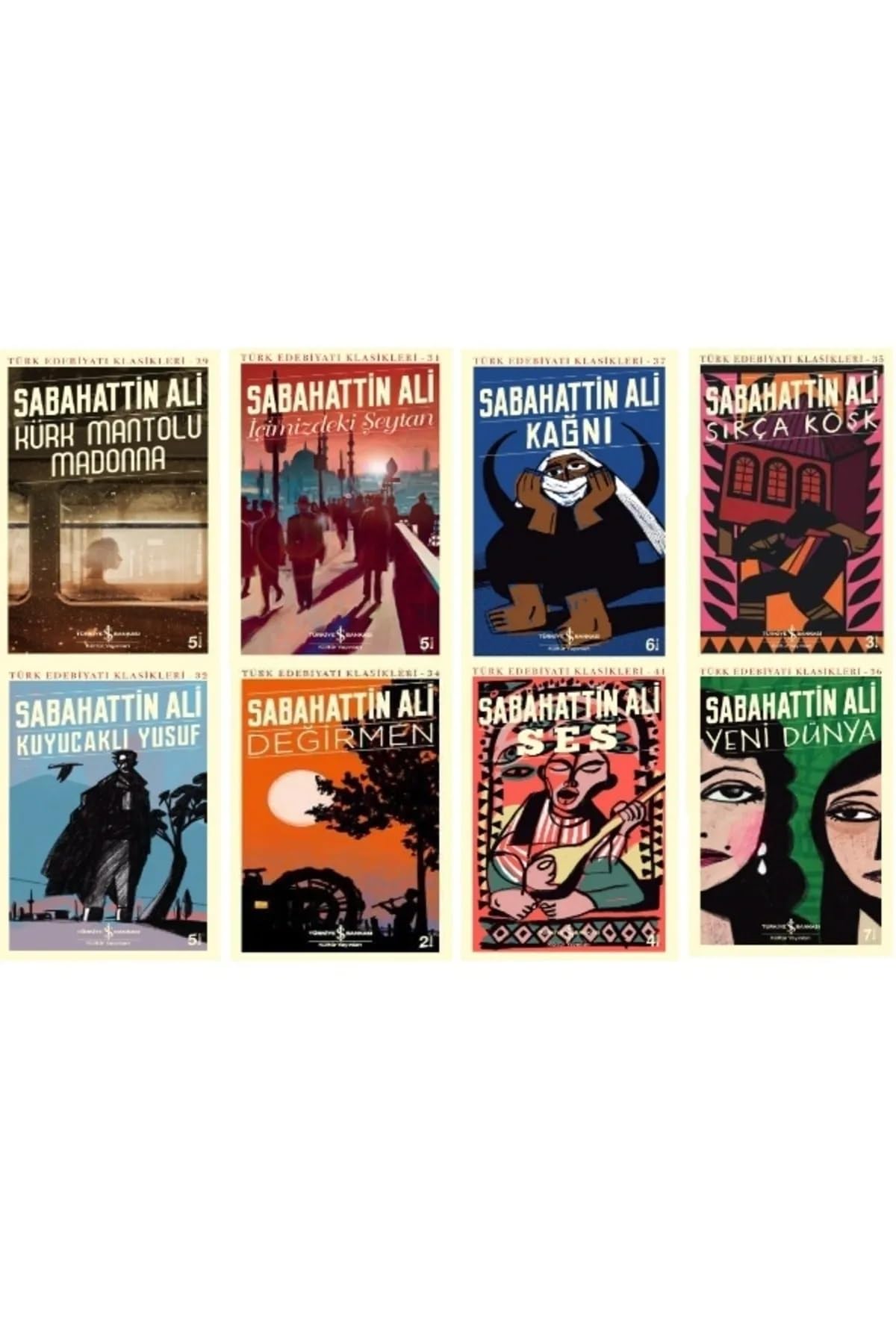 Sabahattin Ali Kitapları, 8 Kitap Seti