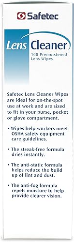 Miniatura 4 de Safetec Cleaner Wipes 100CT Caja de lente 10cajascaso