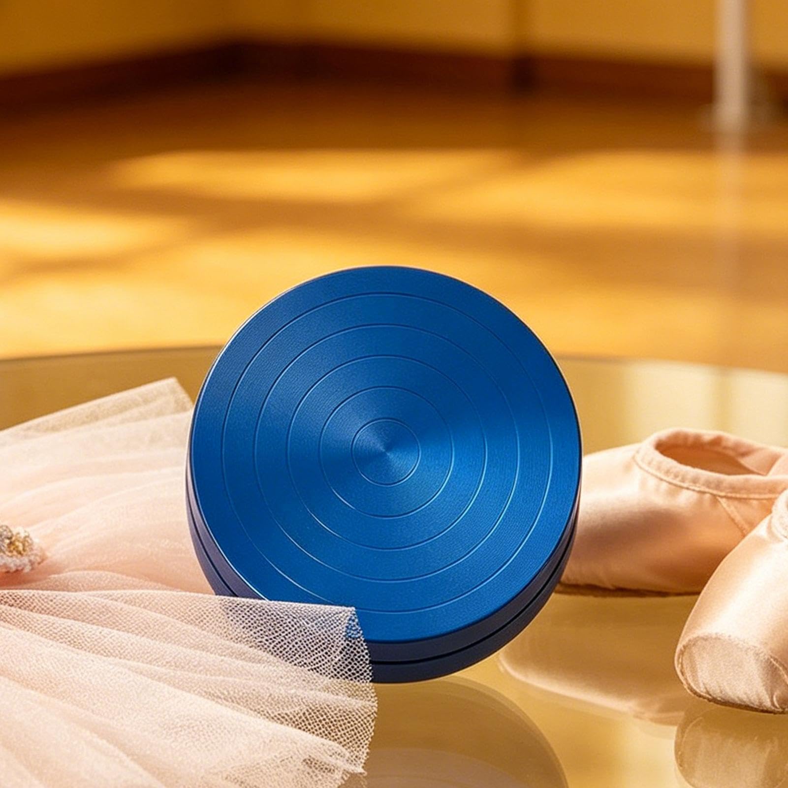 Aluminiowa deska do obracania, antypoślizgowy spinner taneczny, trwałe narzędzie treningowe do łyżwiarstwa figurowego, ergonomiczna praktyka, lekki styl wydajności, pomoc spinningowa dla tancerzy