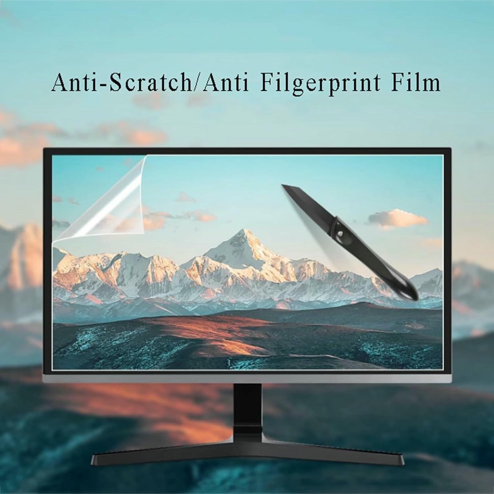 Folia ochronna na ekran telewizora, Do telewizorów 27–75 cali Matowe, chroniące przed niebieskim światłem(40 inch 875x483mm)