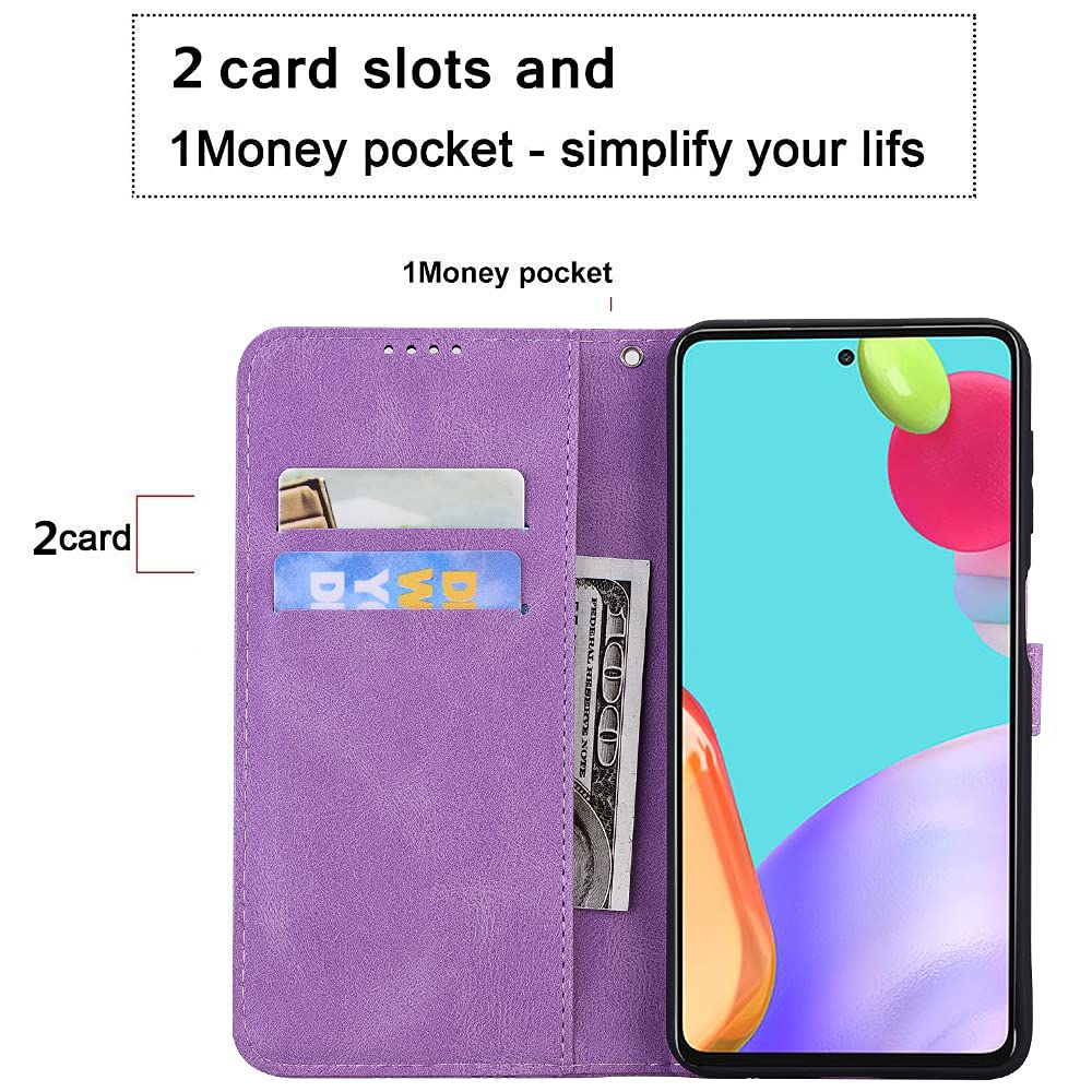 Custodia Portafoglio in Pelle PU con Finitura Scamosciata Compatibile con Xiaomi Redmi 10C, Flip Cover Magnetica con Tasche per Carte (Grigio