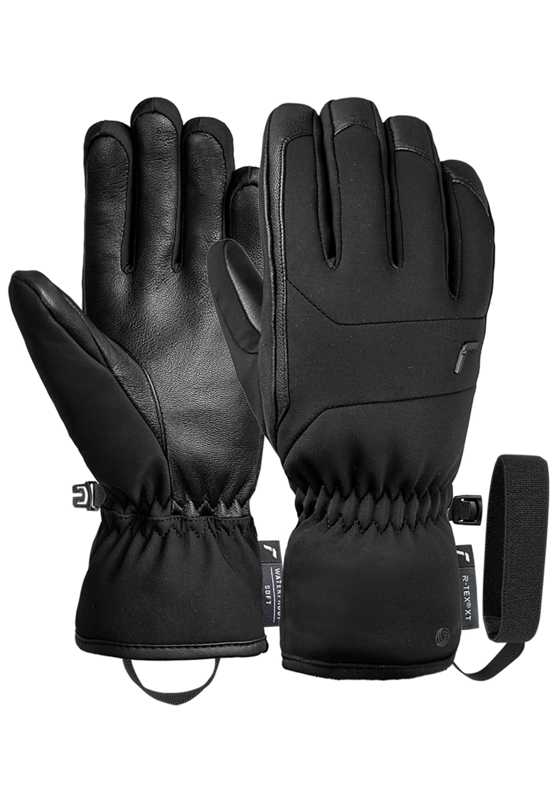 Reusch Mesa Damen Skihandschuhe R-TEX XT – wasserdicht, Winddicht & atmungsaktiv – mit Ziegenleder-Innenhand, Wolle, Softshell & Tight Cuff – warme Winterhandschuhe