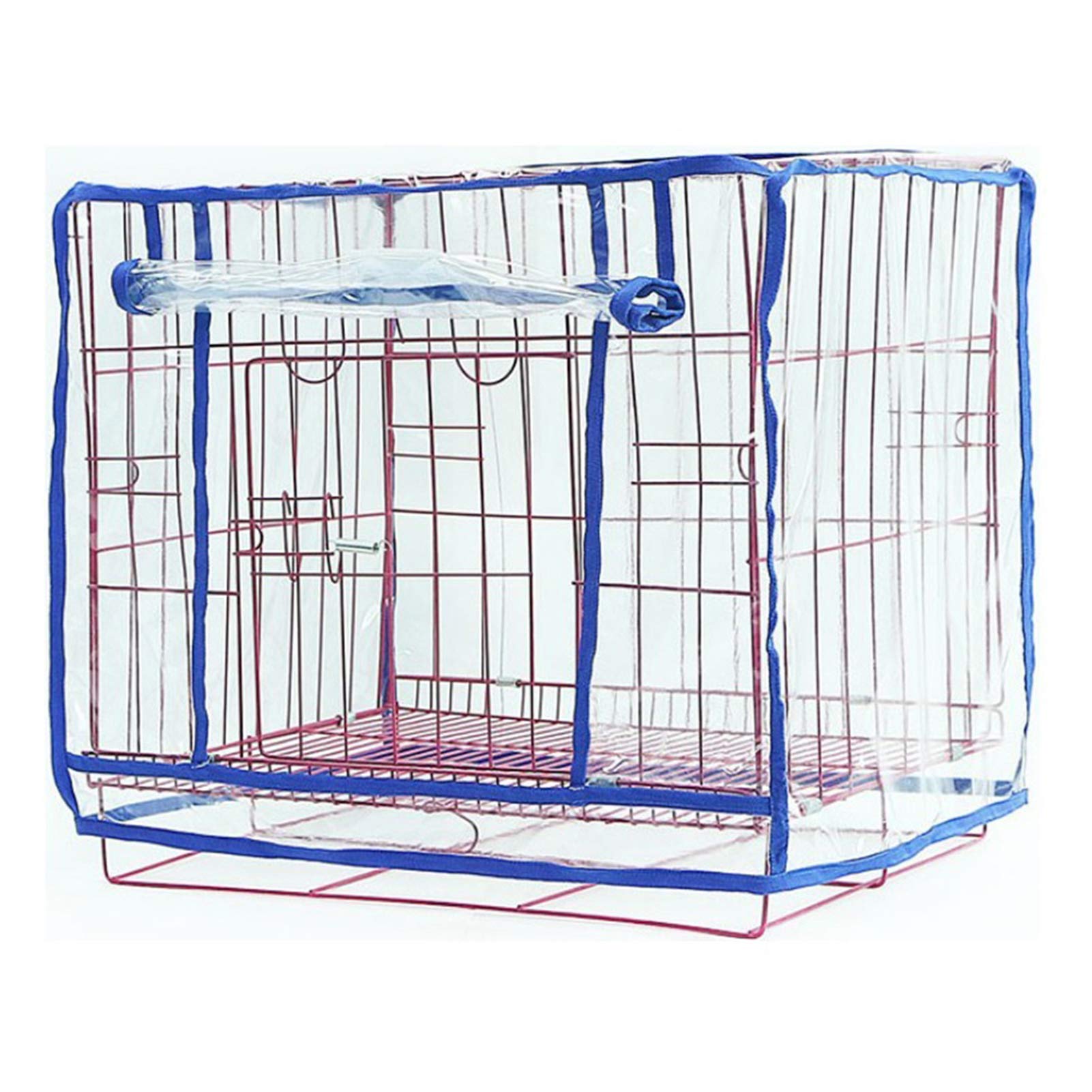 Ldiw Sttc Cat Rabbit Dog Cage Cover, Durable Windproof Waterproof Indoor Outdoor Transparent Pet Kennel Cover Wire Crate Protection, Only Cover,46Cm*35Cm*40Cm