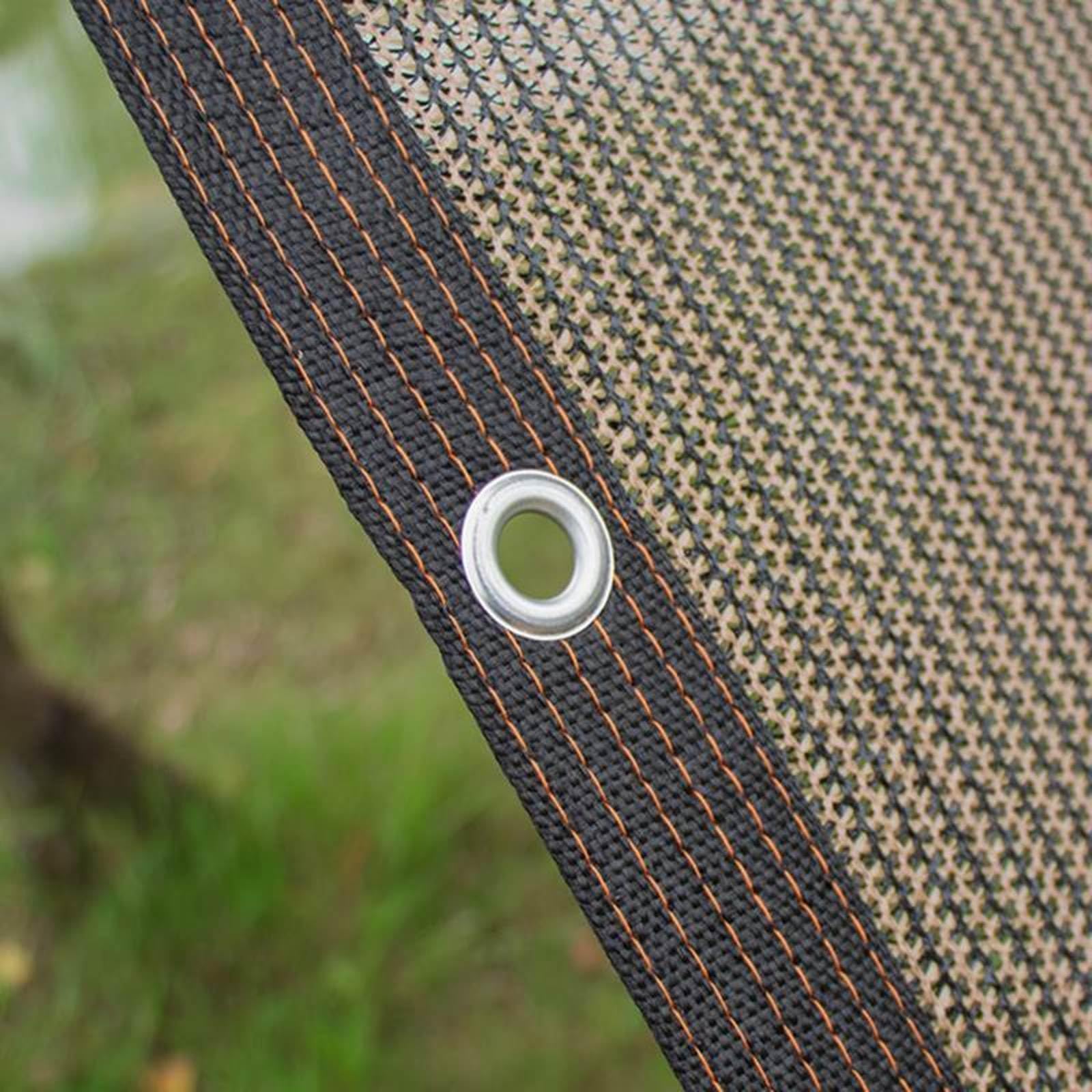 Rete Ombreggiante con Occhielli Telo Ombra Tenda a Vela Rettangolare Rete Antigrandine per Serra Giardino Auto,3x4m