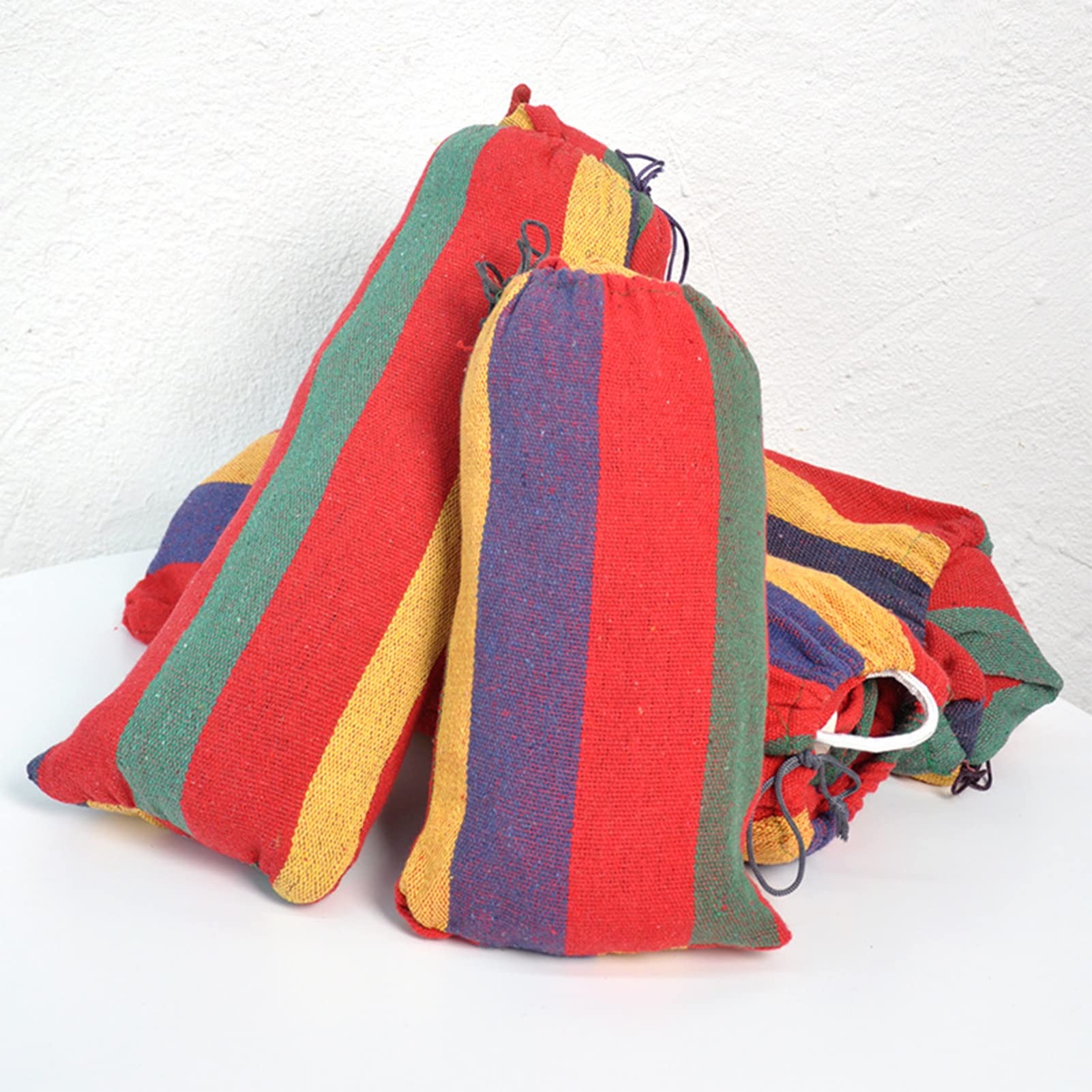 Amaca da Campeggio, Amaca Portatile, Accessori da Campeggio Amaca Singola o Doppia per Esterni, Interna con Cinghie e Borsa da Trasporto,Blu,260x80cm