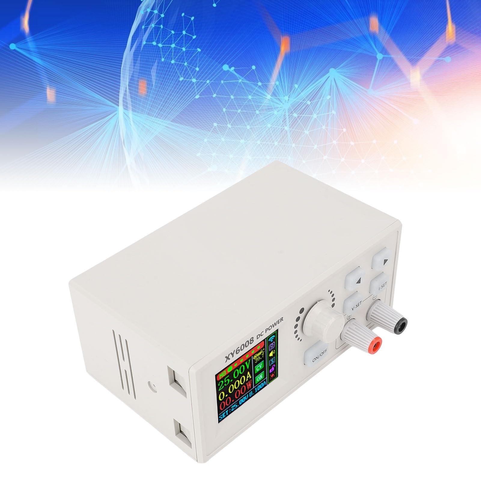 Jeffergarden Regulowany Regulator Napięcia Prądu Stałego, Przetwornica Redukcyjna, Kompaktowy i Mocny Silnik z regulacją Prędkości Voltaje, 480W 6V 36V 5A, moduł Zmiennej Kroku do Laboratorium LED