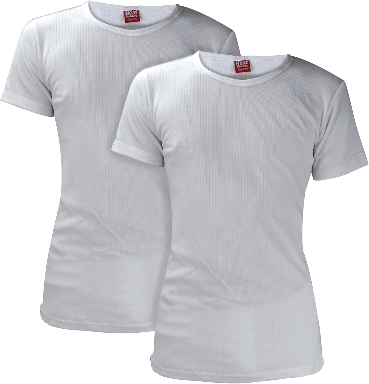 HEAT HOLDERS - 2 Pack Mens Winter Thermal Underwear Short Sleeve Top