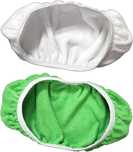 Miniatura 5 de 12 almohadillas reutilizables para trapeador Swiffer, 6 almohadillas de microfibra lavables para mopa húmedaseca y 6 almohadillas de fregona 100%