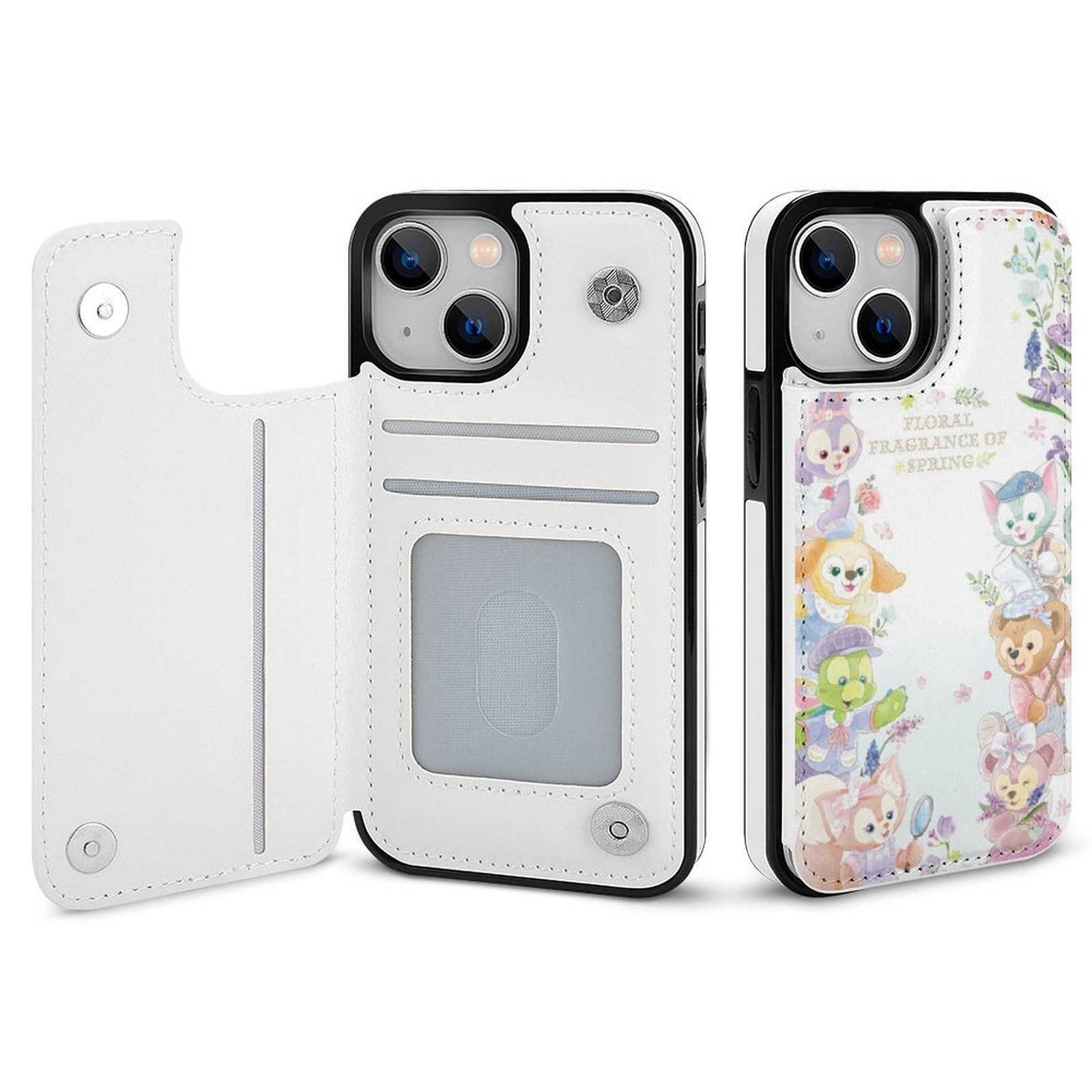 Amazon.co.jp: iPhone 15 ケース 手帳型 ダッフィー シェリーメイ