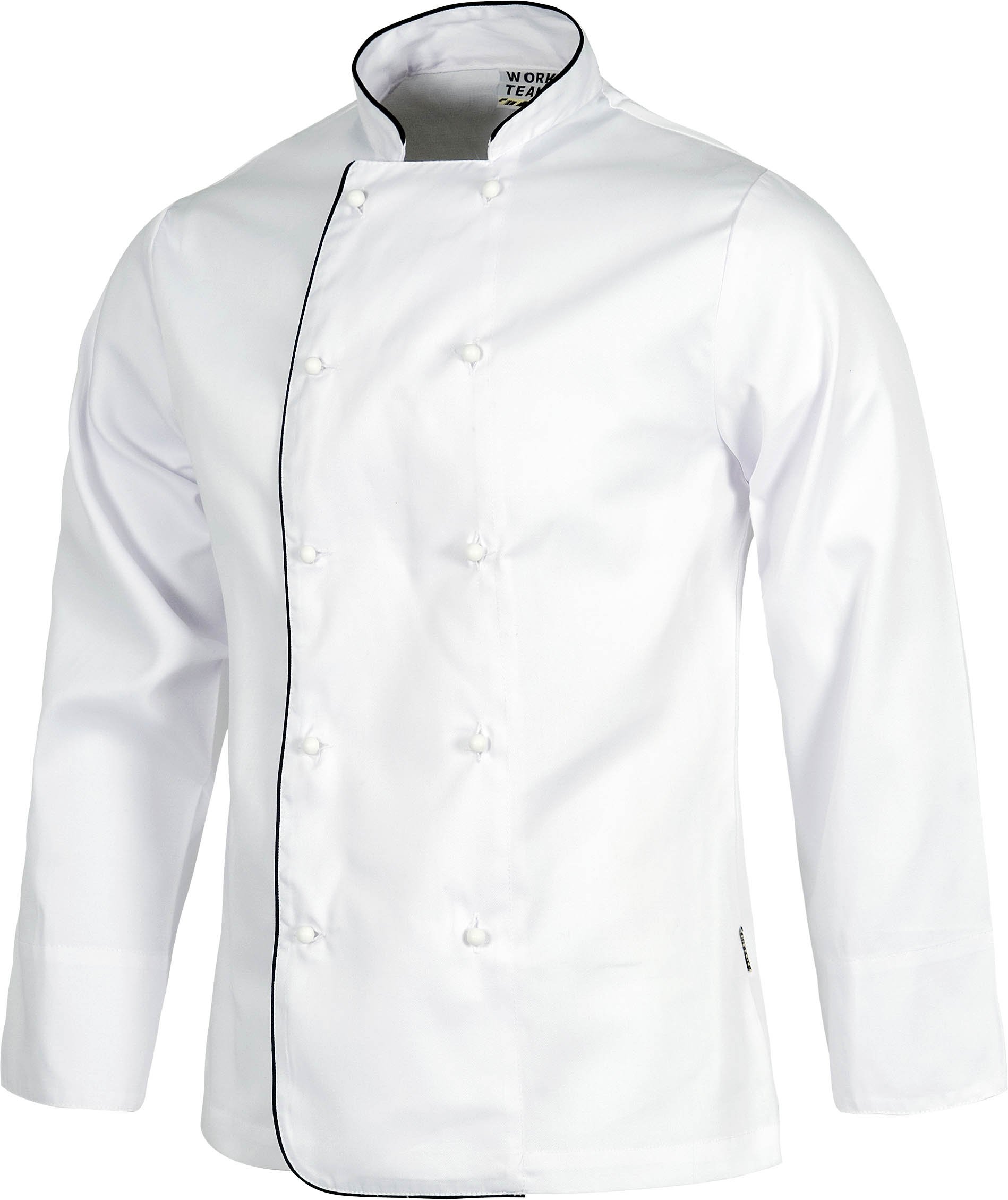 Casacca Professionale Uomo Unisex da Cucina Cuoco Chef Lunga con Bottoni Maglia
