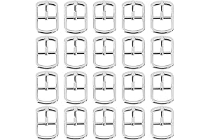 Framendino 20 Pack Silver Buckle Sets: Enhance the elegance of your footwear and accessories