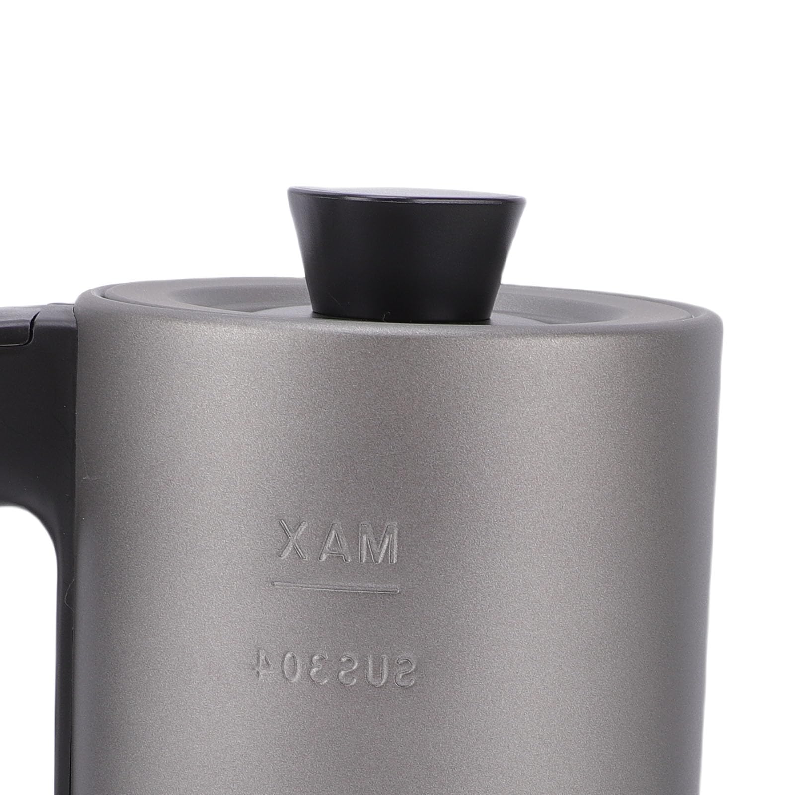 Hervidor Eléctrico con Cuello de Cisne, 600 W, 0,8 L, de Acero Inoxidable de Ebullición Rápida, para Verter sobre café, Tetera con Apagado Automático, Protección contra (Enchufe europeo 220V)