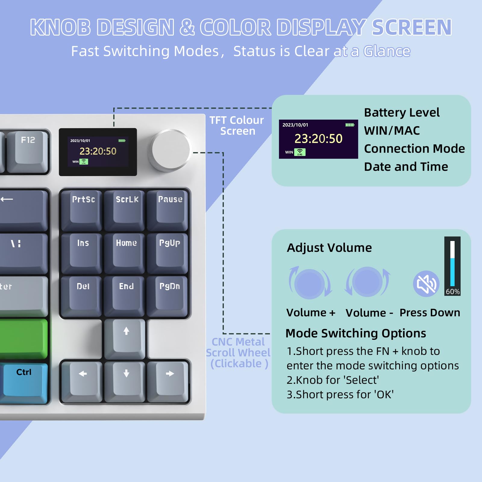 VGN GAMEPOWER RK86 TKL Tenkeyless Draadloos Mechanisch Gaming